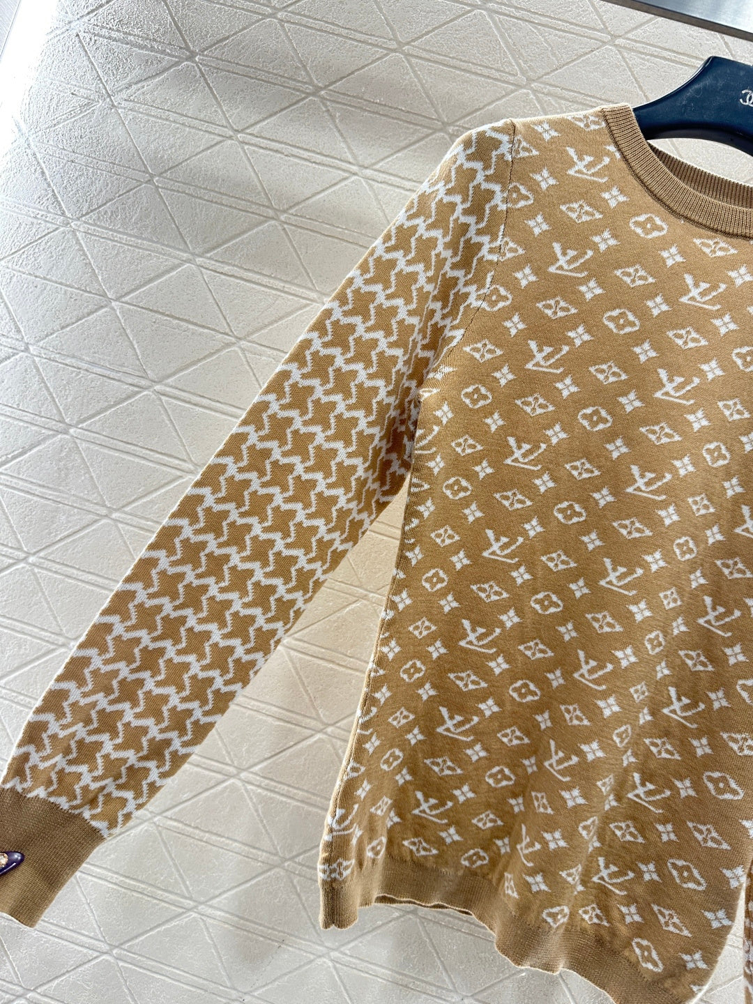 2025FW new jacquard round neck long-sleeved sweater