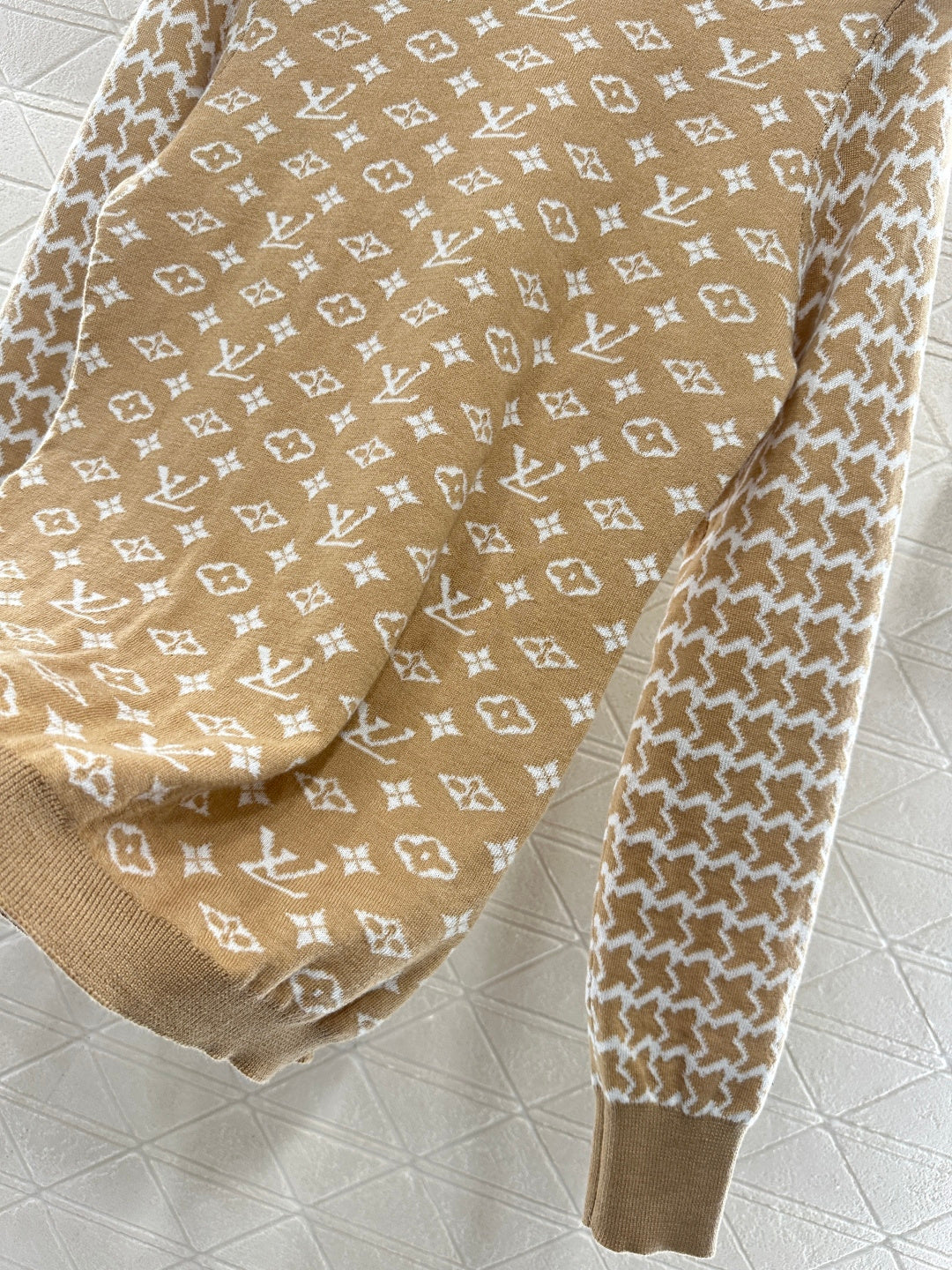 2025FW new jacquard round neck long-sleeved sweater