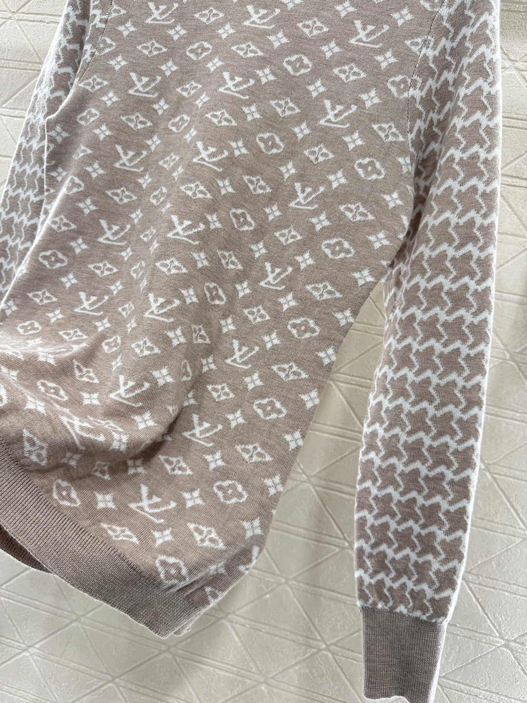 2025FW new jacquard round neck long-sleeved sweater