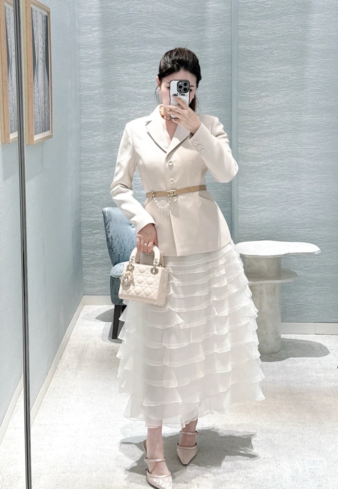 25FW autumn and winter latest style lapel waist blazer🩷