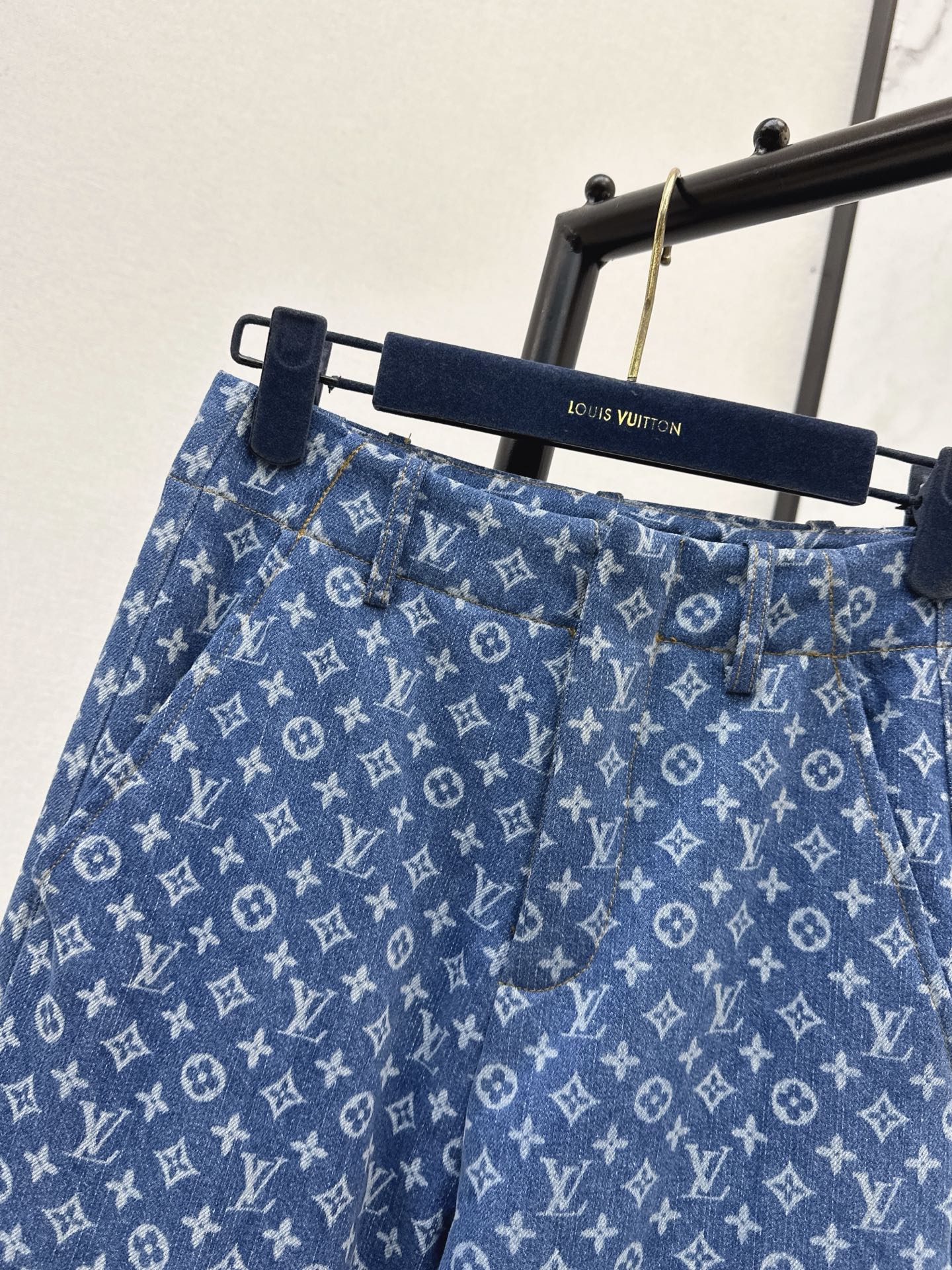 25FW new hooded teddy wool jeans