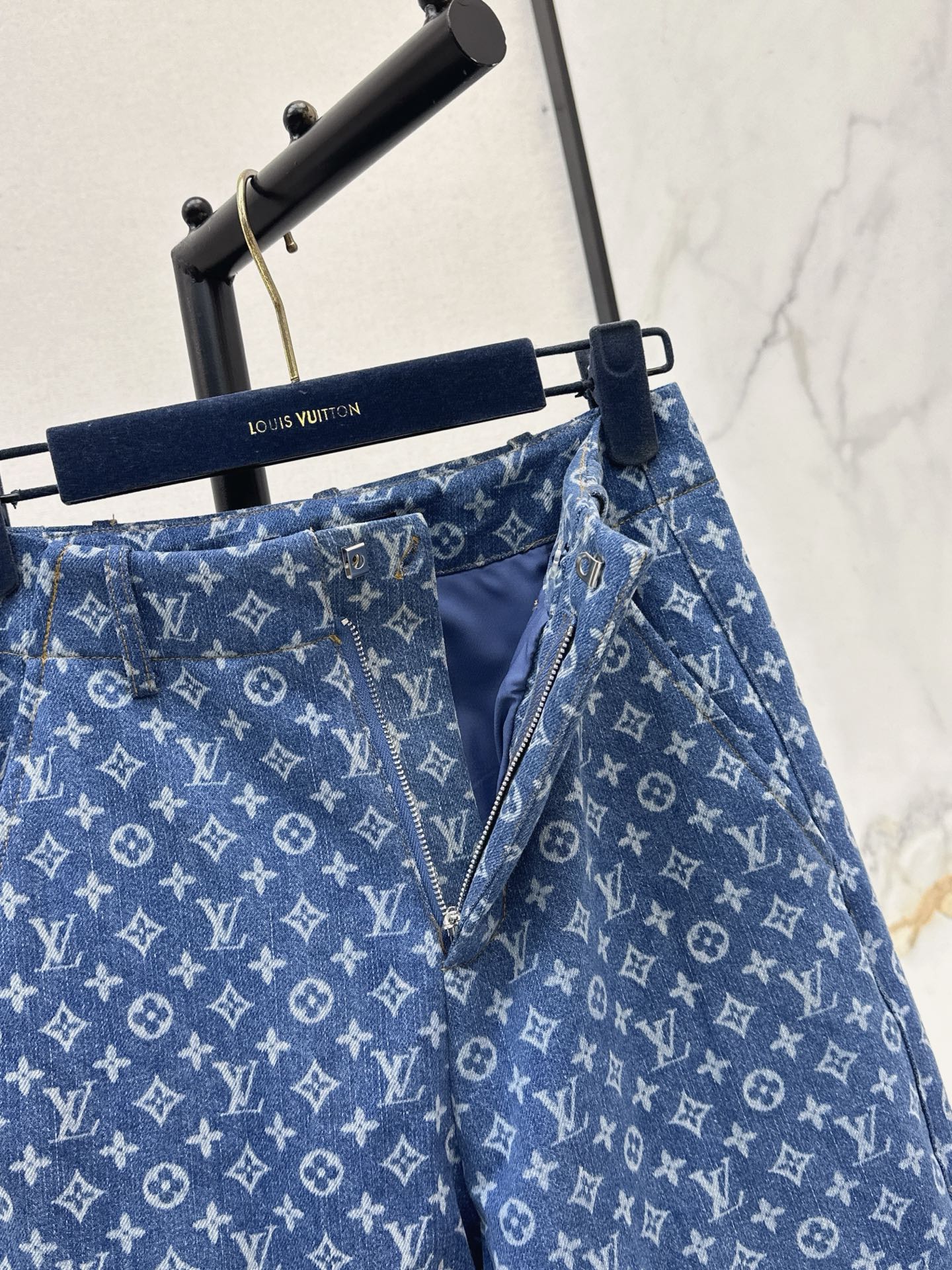 25FW new hooded teddy wool jeans