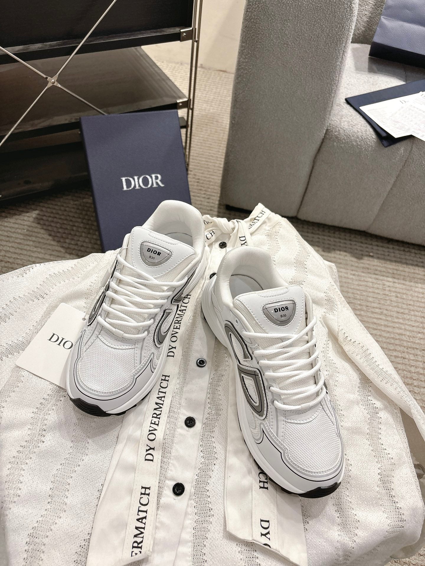 Retro style B30 new style reflective design Star couple sneakers