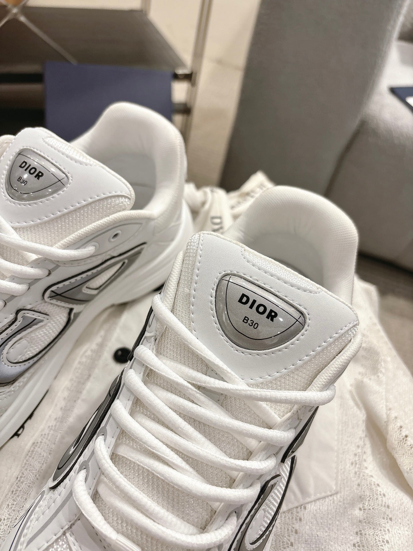 Retro style B30 new style reflective design Star couple sneakers