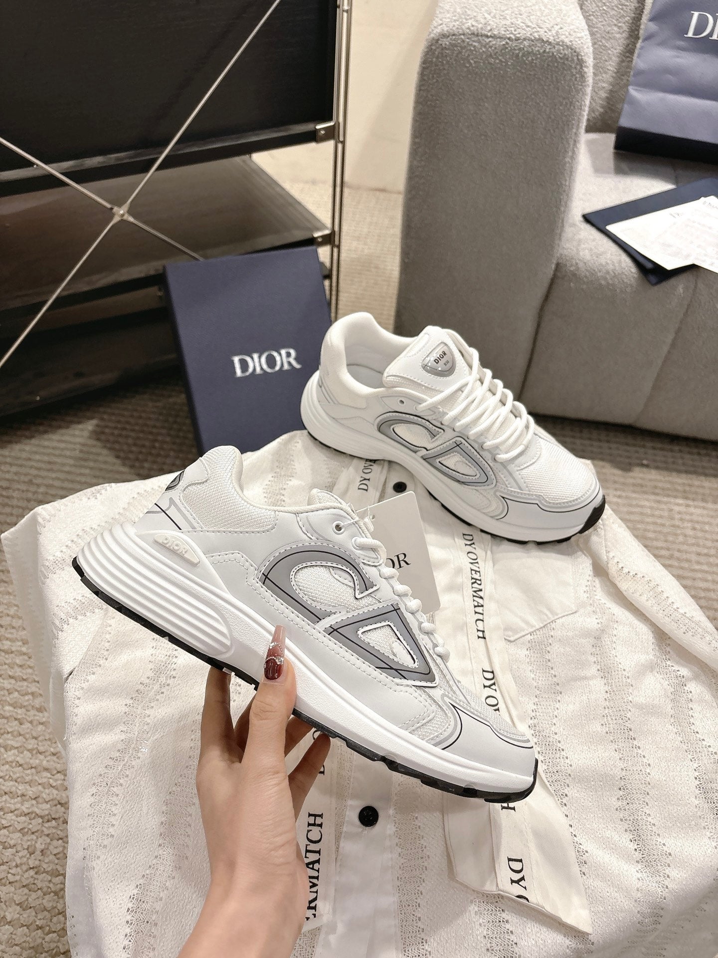 Retro style B30 new style reflective design Star couple sneakers