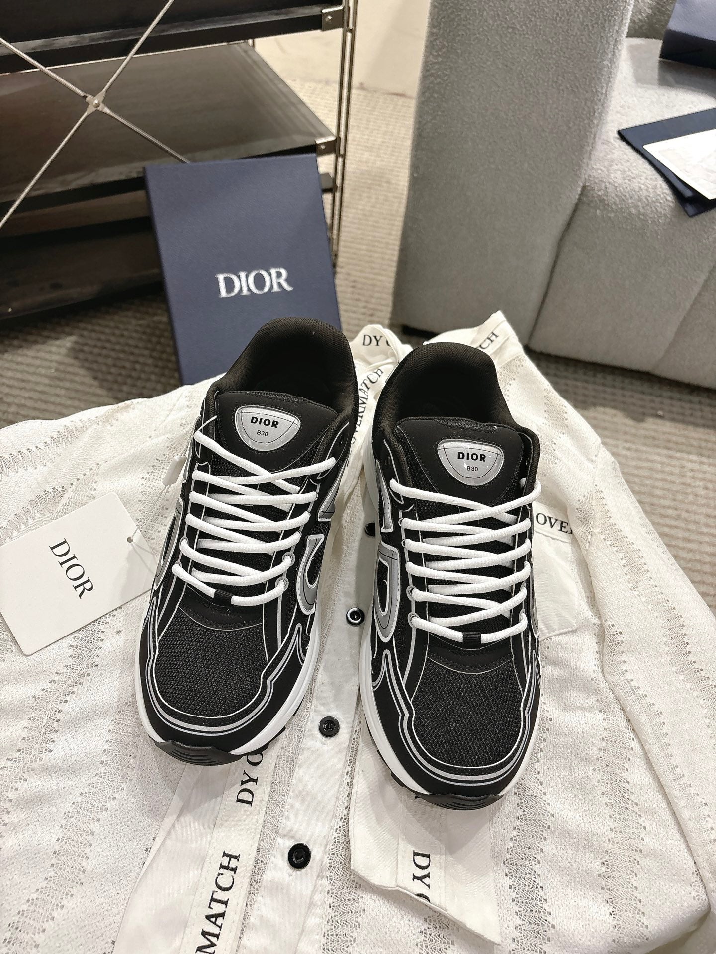 Retro style B30 new style reflective design Star couple sneakers