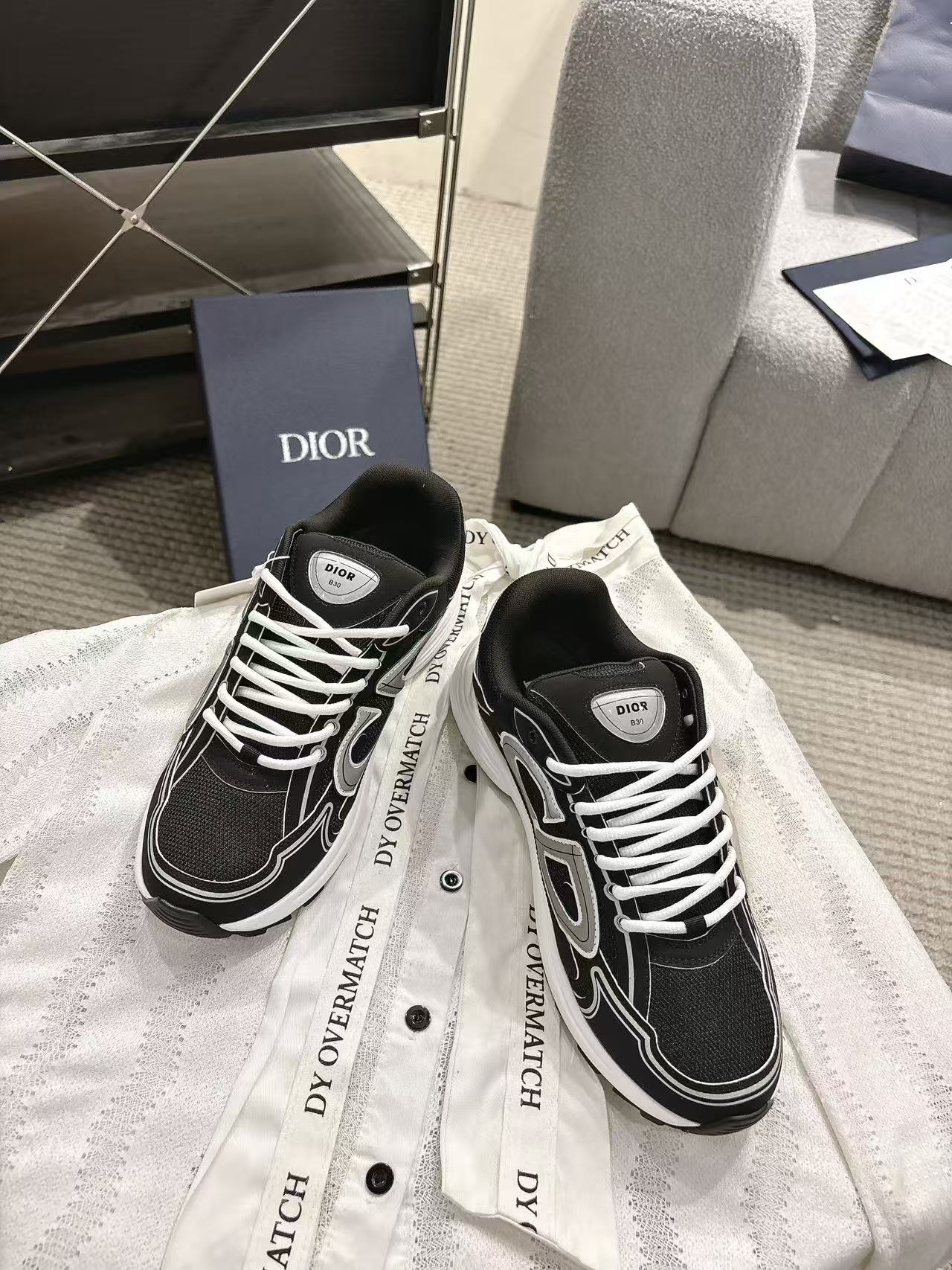 Retro style B30 new style reflective design Star couple sneakers