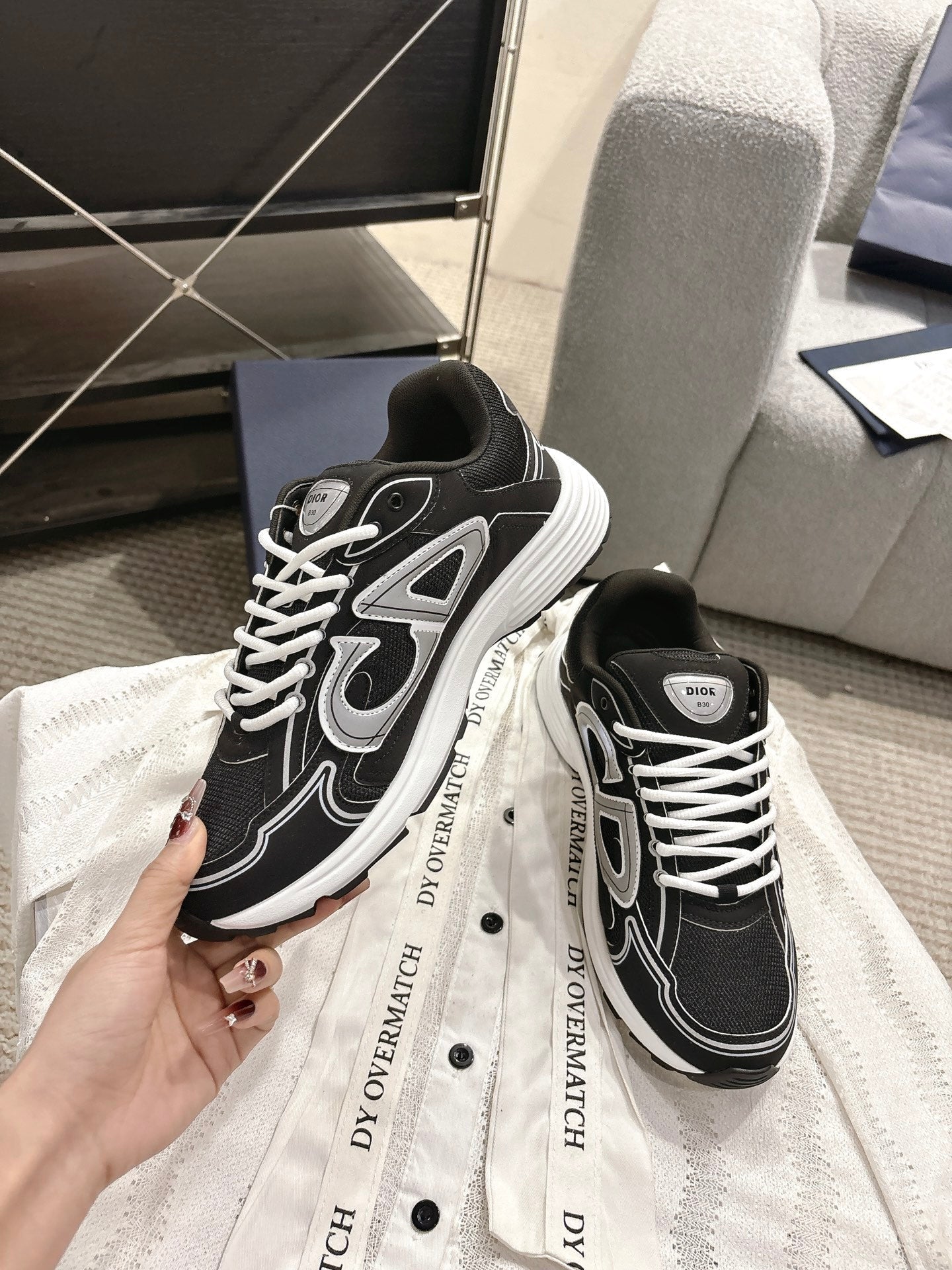 Retro style B30 new style reflective design Star couple sneakers