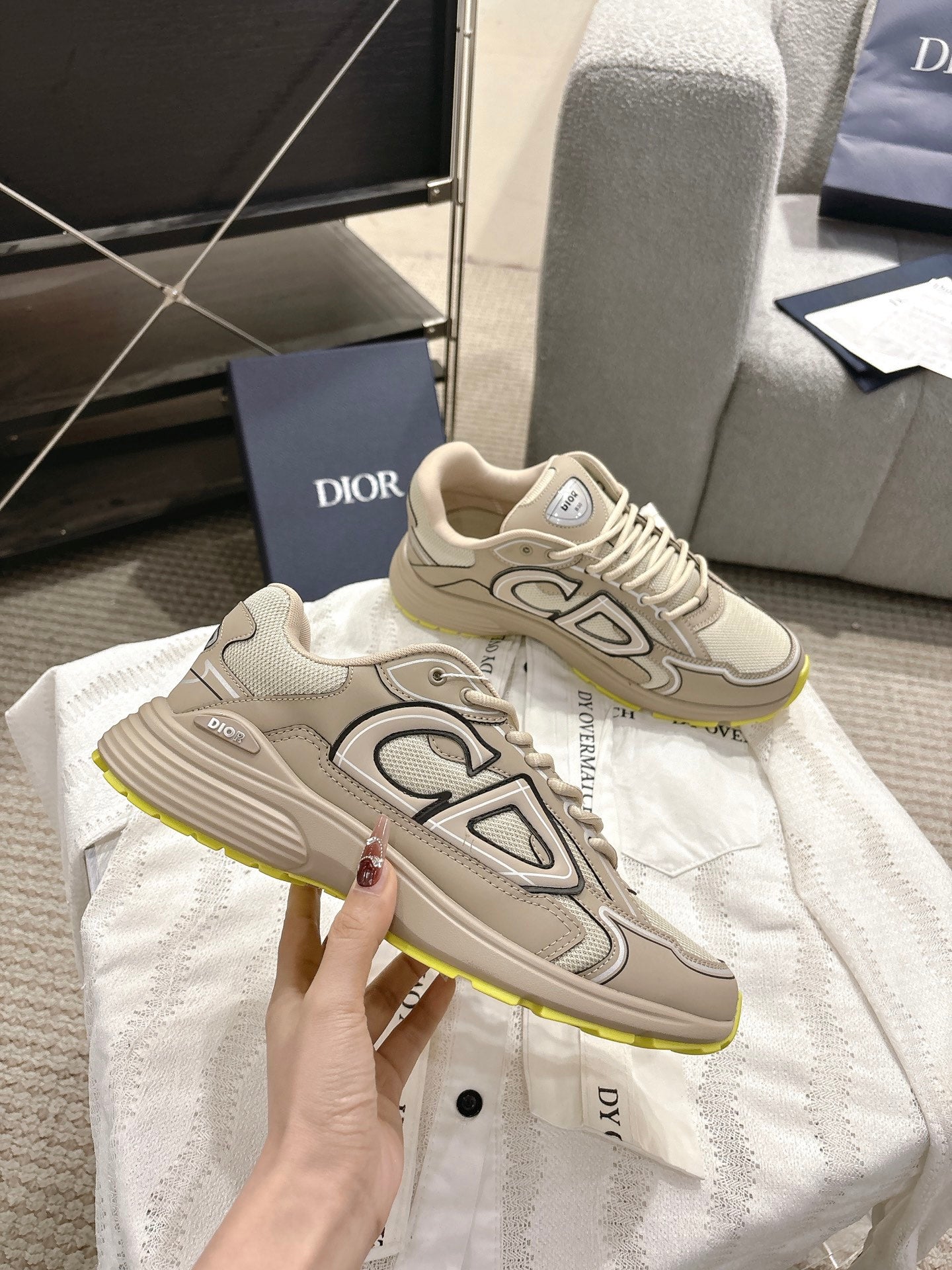 Retro style B30 new style reflective design Star couple sneakers