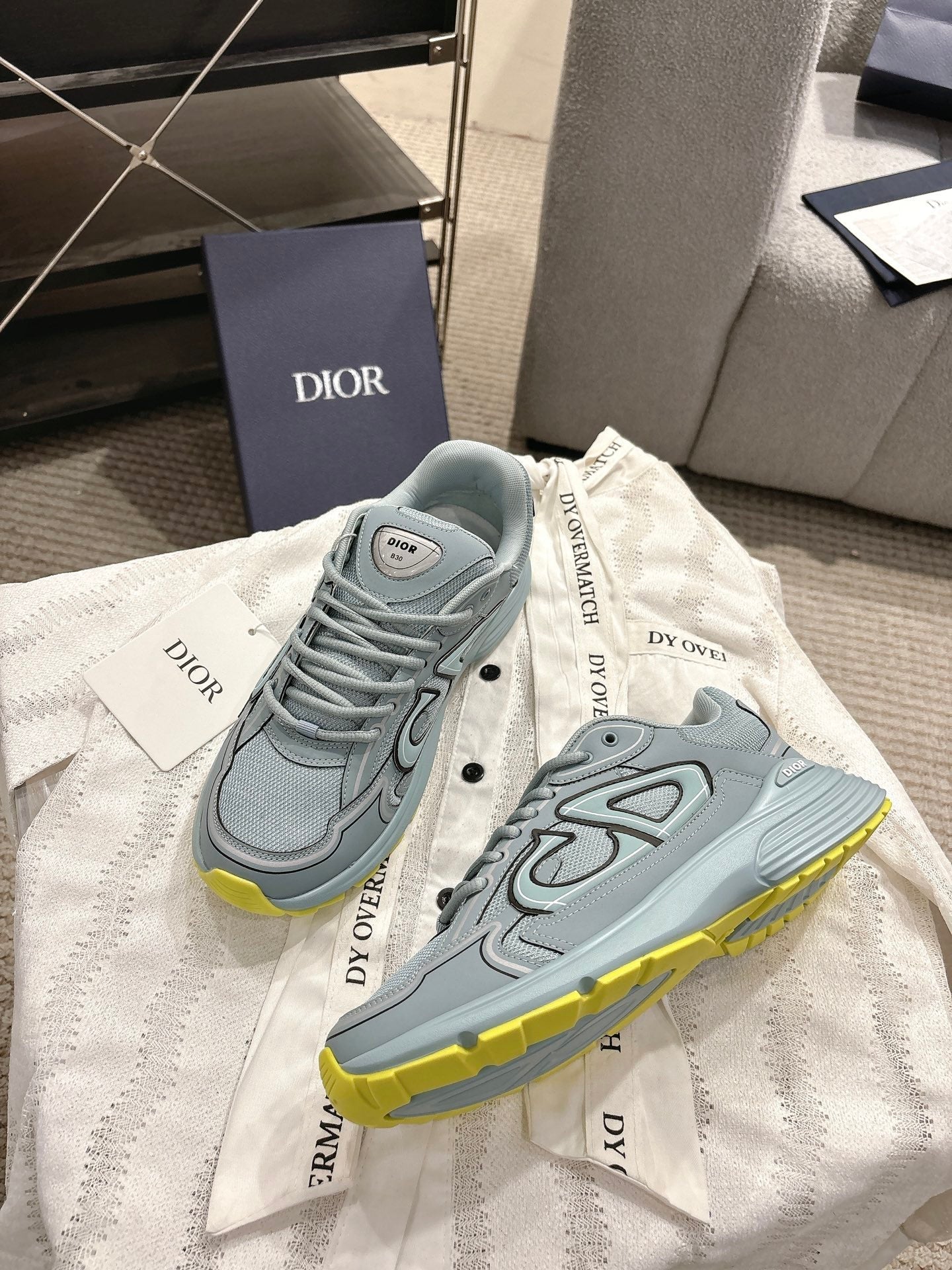 Retro style B30 new style reflective design Star couple sneakers