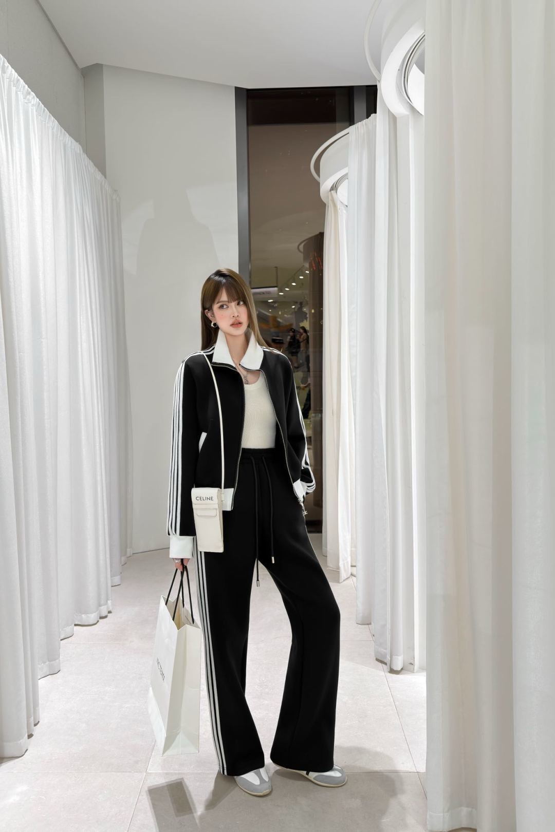 25FW latest Arc de Triomphe embroidered decorative casual suit