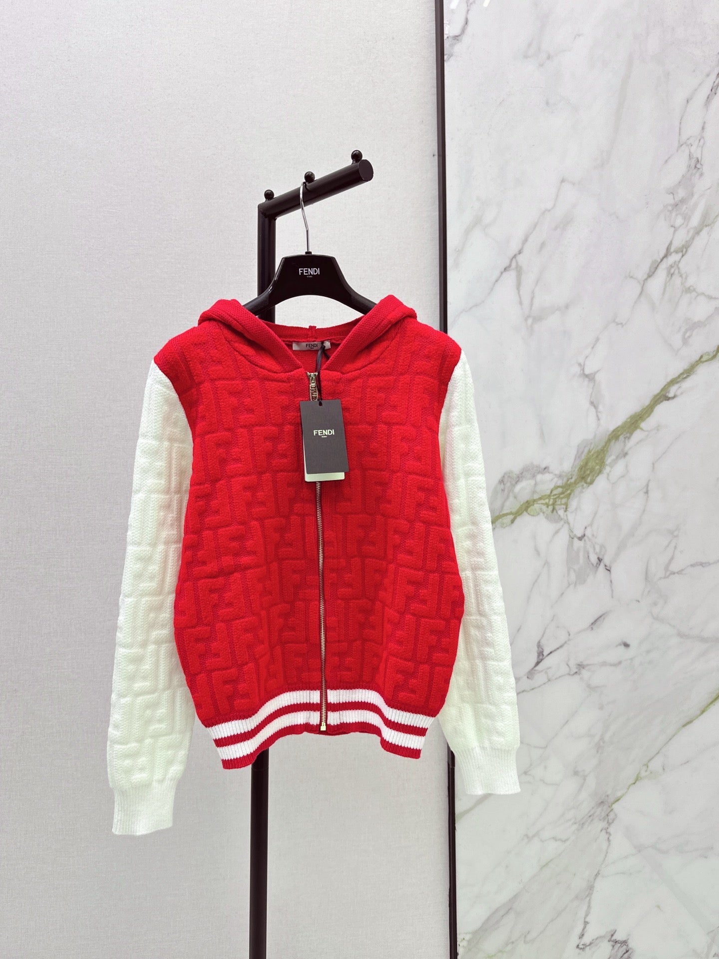 25FW latest style classic cardigan with contrasting colors