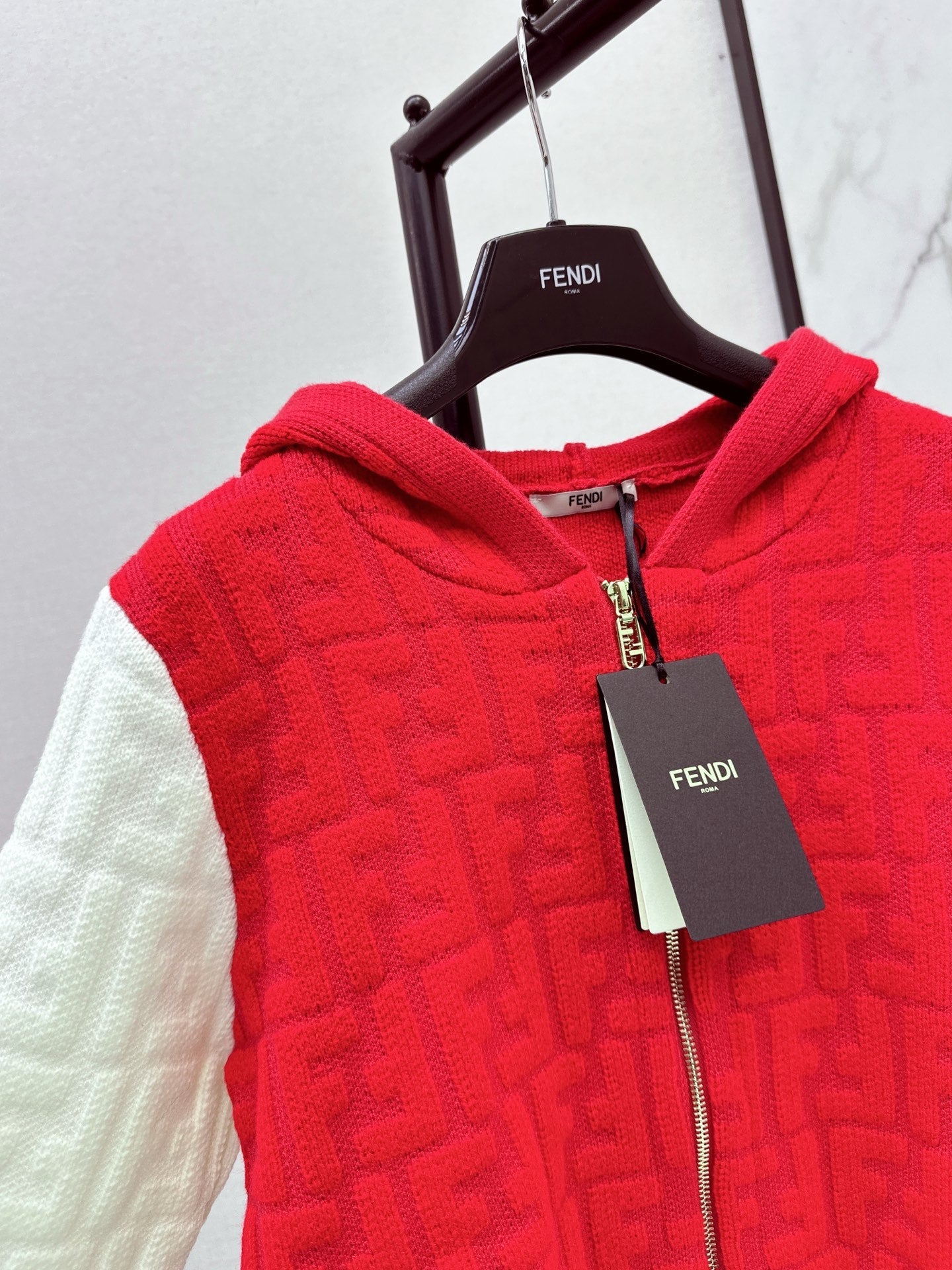 25FW latest style classic cardigan with contrasting colors