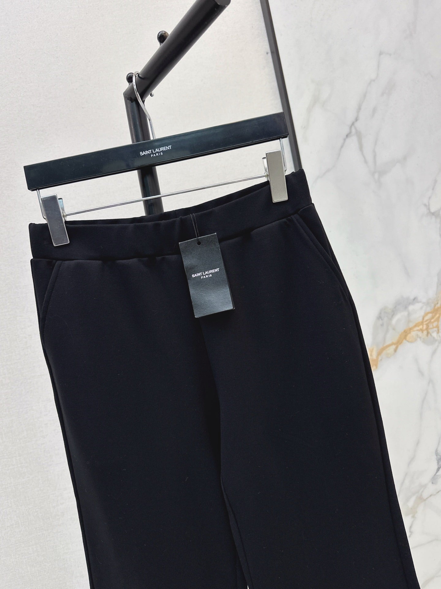 25FW autumn and winter latest style retro elastic trousers