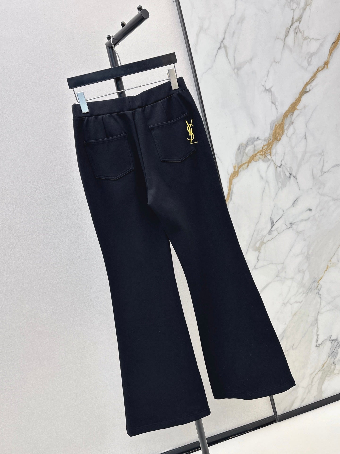 25FW autumn and winter latest style retro elastic trousers