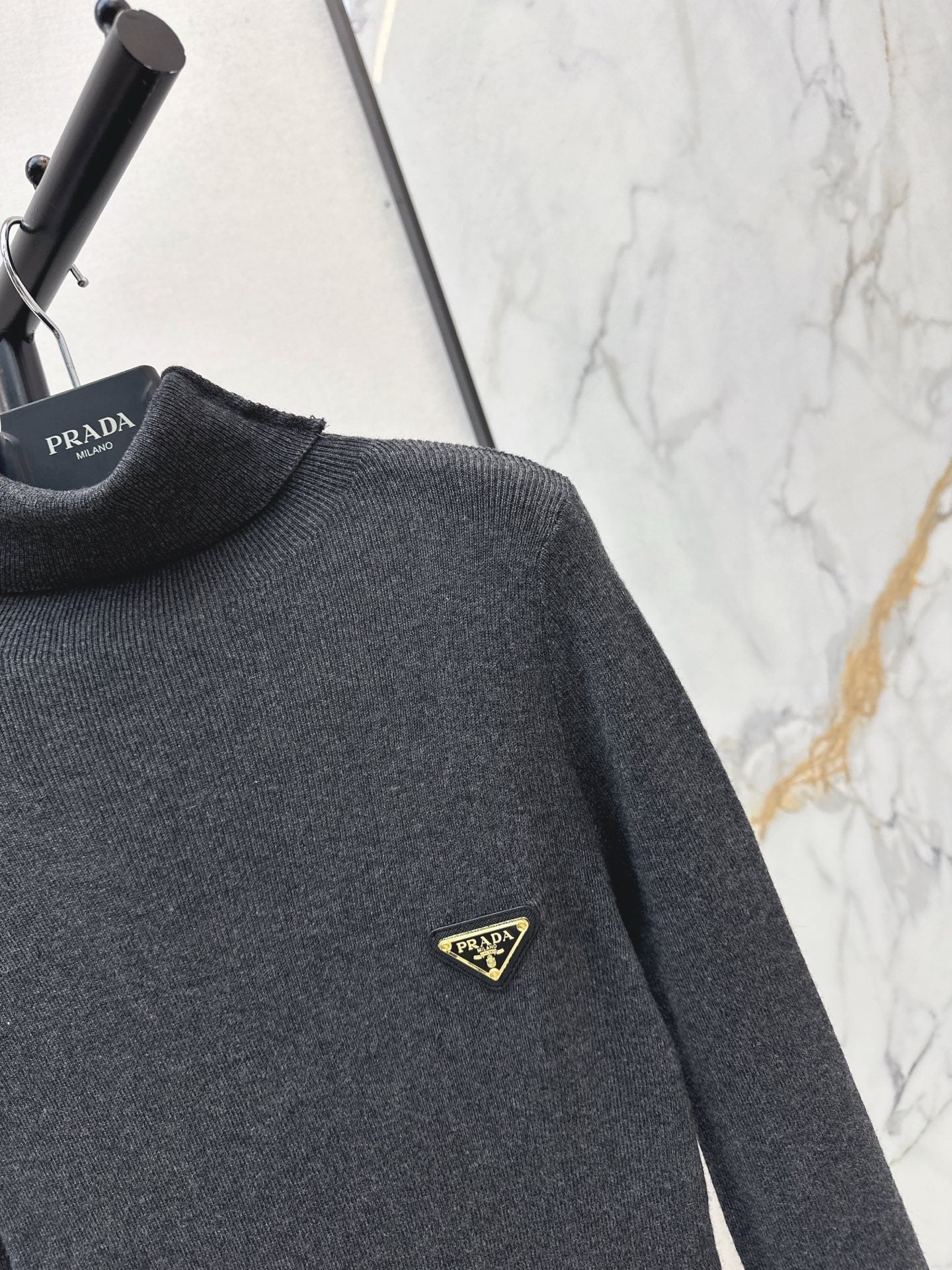 25FW autumn and winter latest high elastic wool bottoming shirt