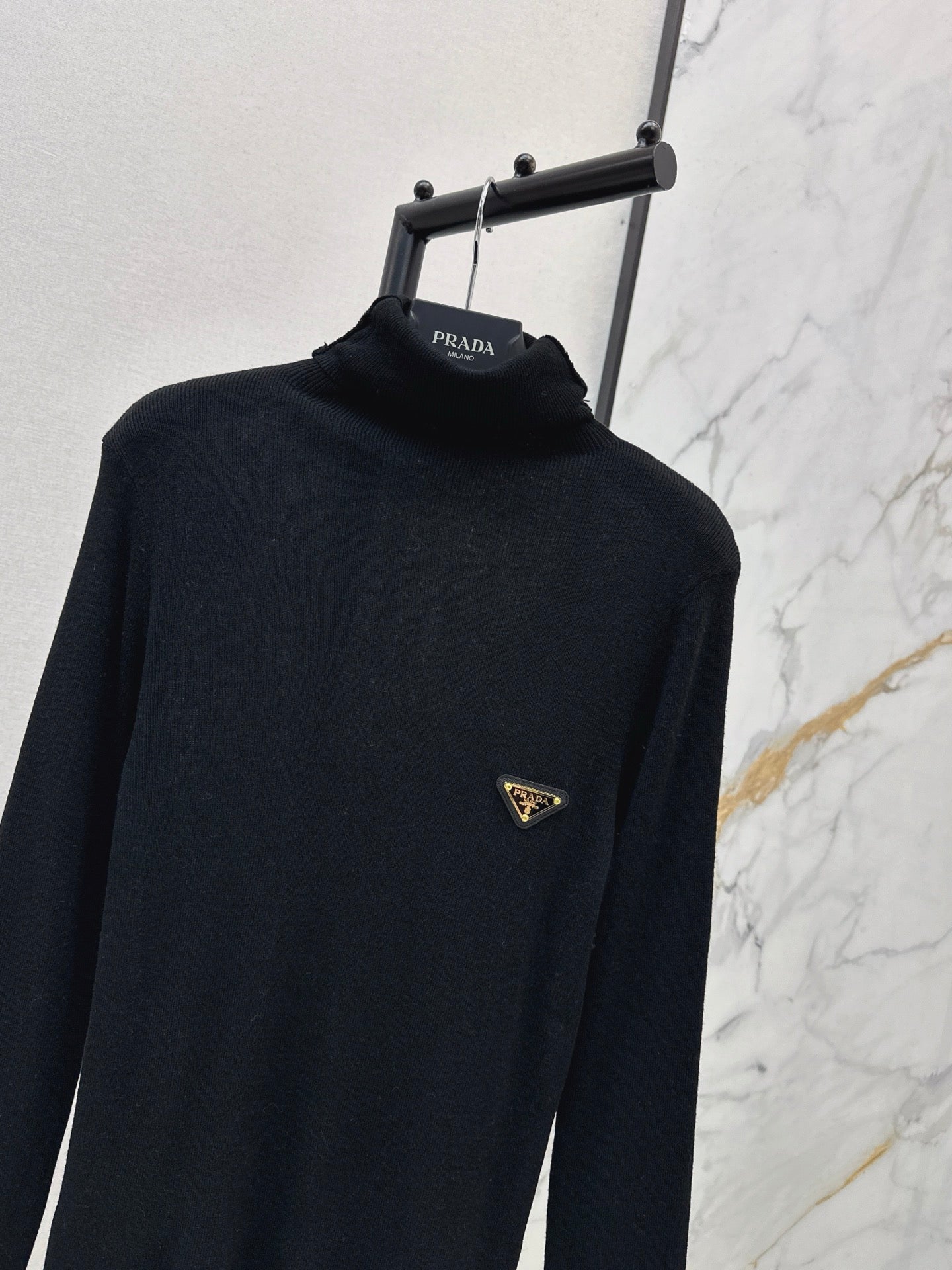 25FW autumn and winter latest high elastic wool bottoming shirt