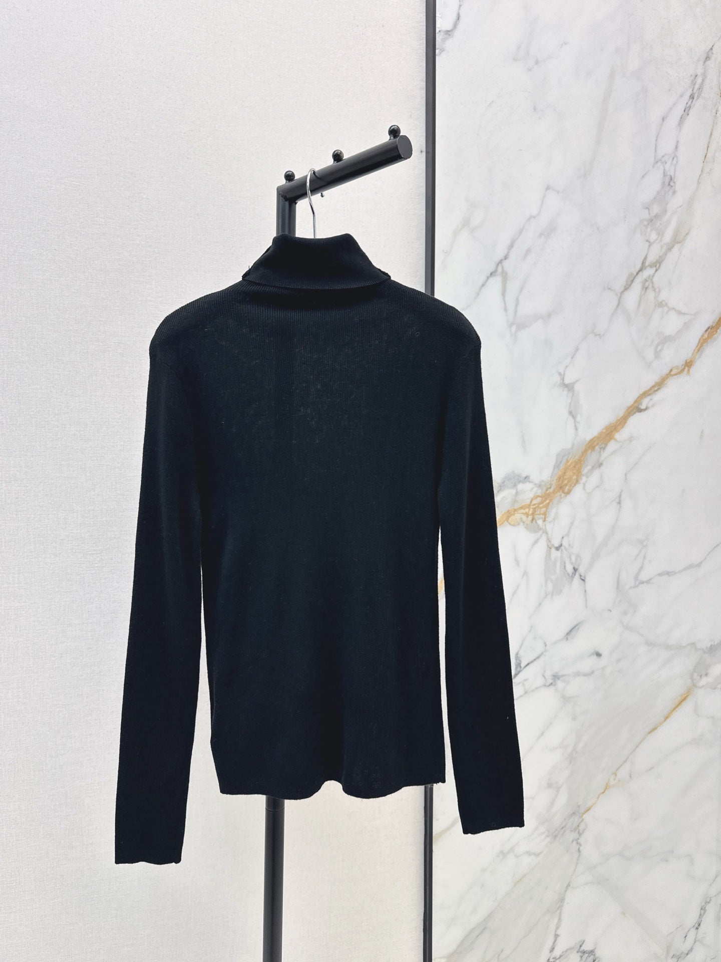 25FW autumn and winter latest high elastic wool bottoming shirt