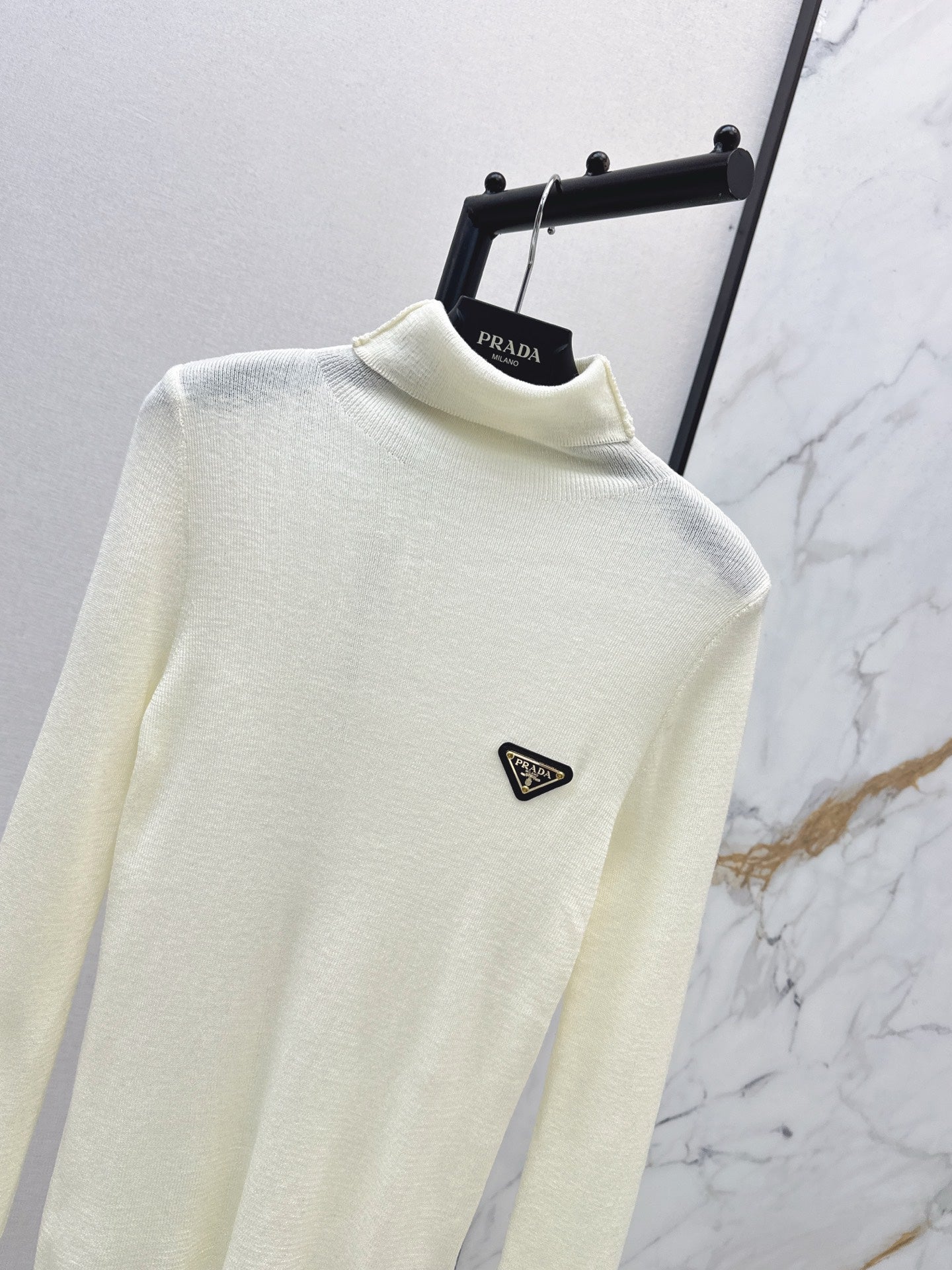 25FW autumn and winter latest high elastic wool bottoming shirt