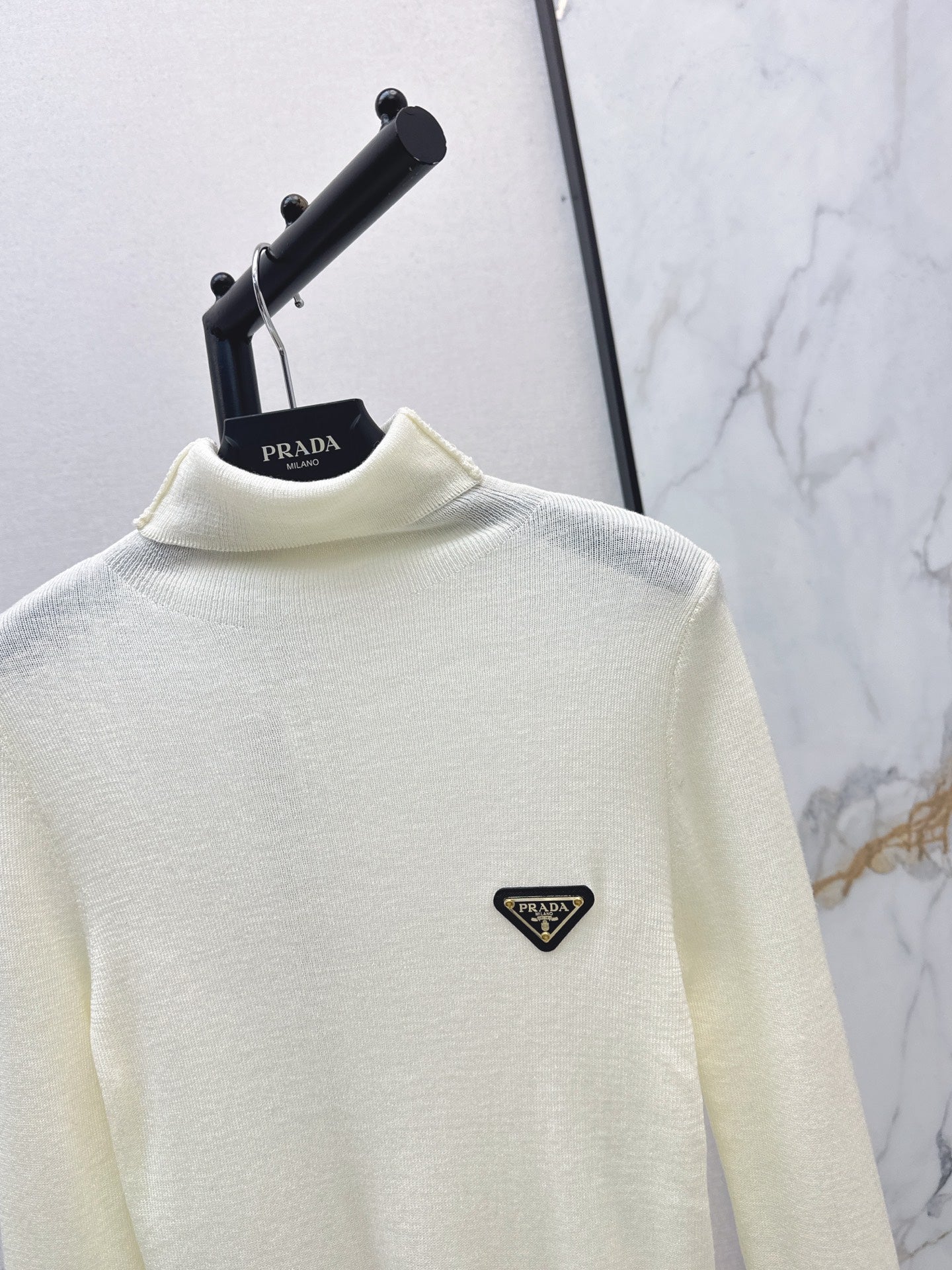 25FW autumn and winter latest high elastic wool bottoming shirt