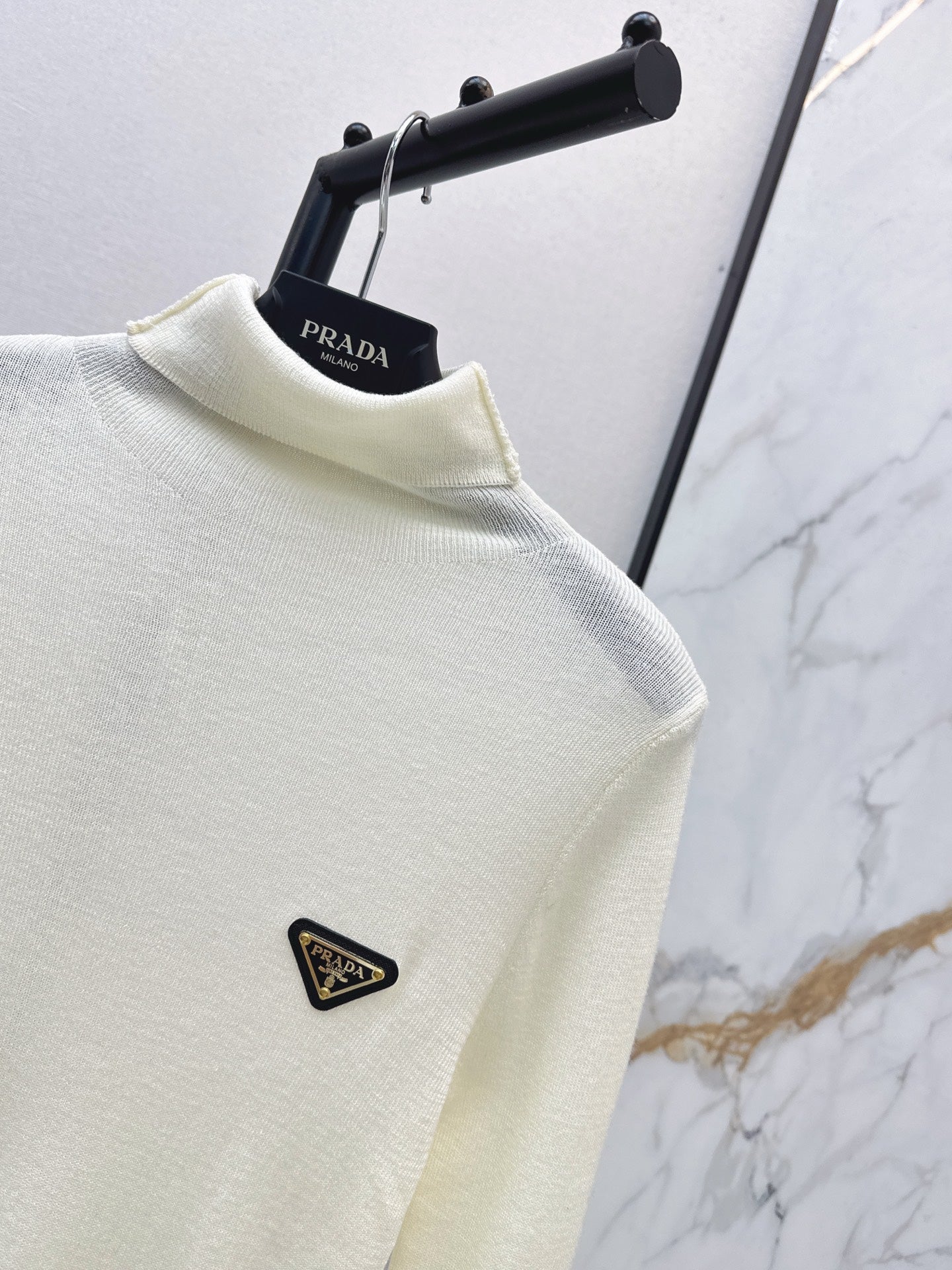 25FW autumn and winter latest high elastic wool bottoming shirt