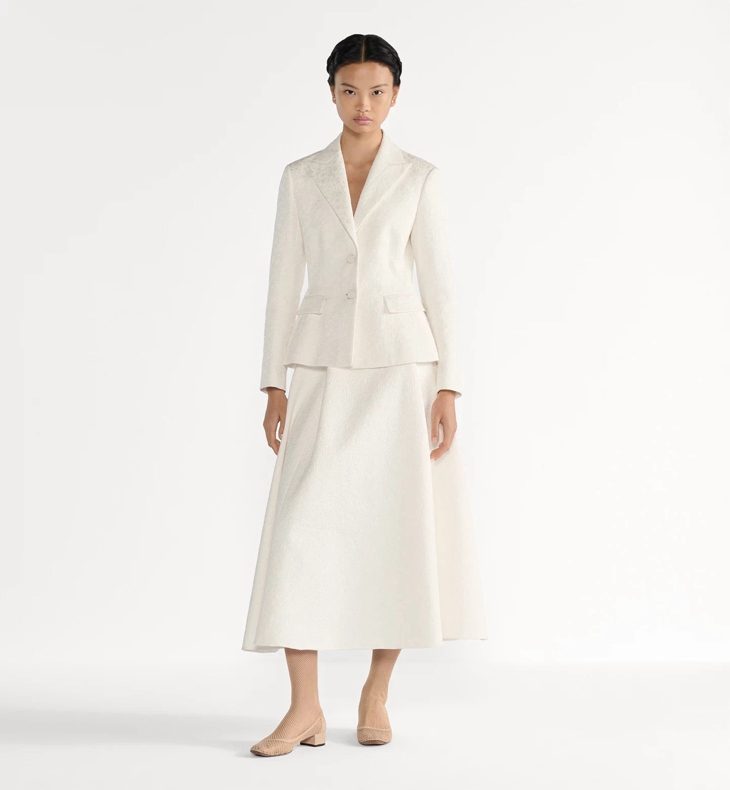 26SS early spring latest white skirt