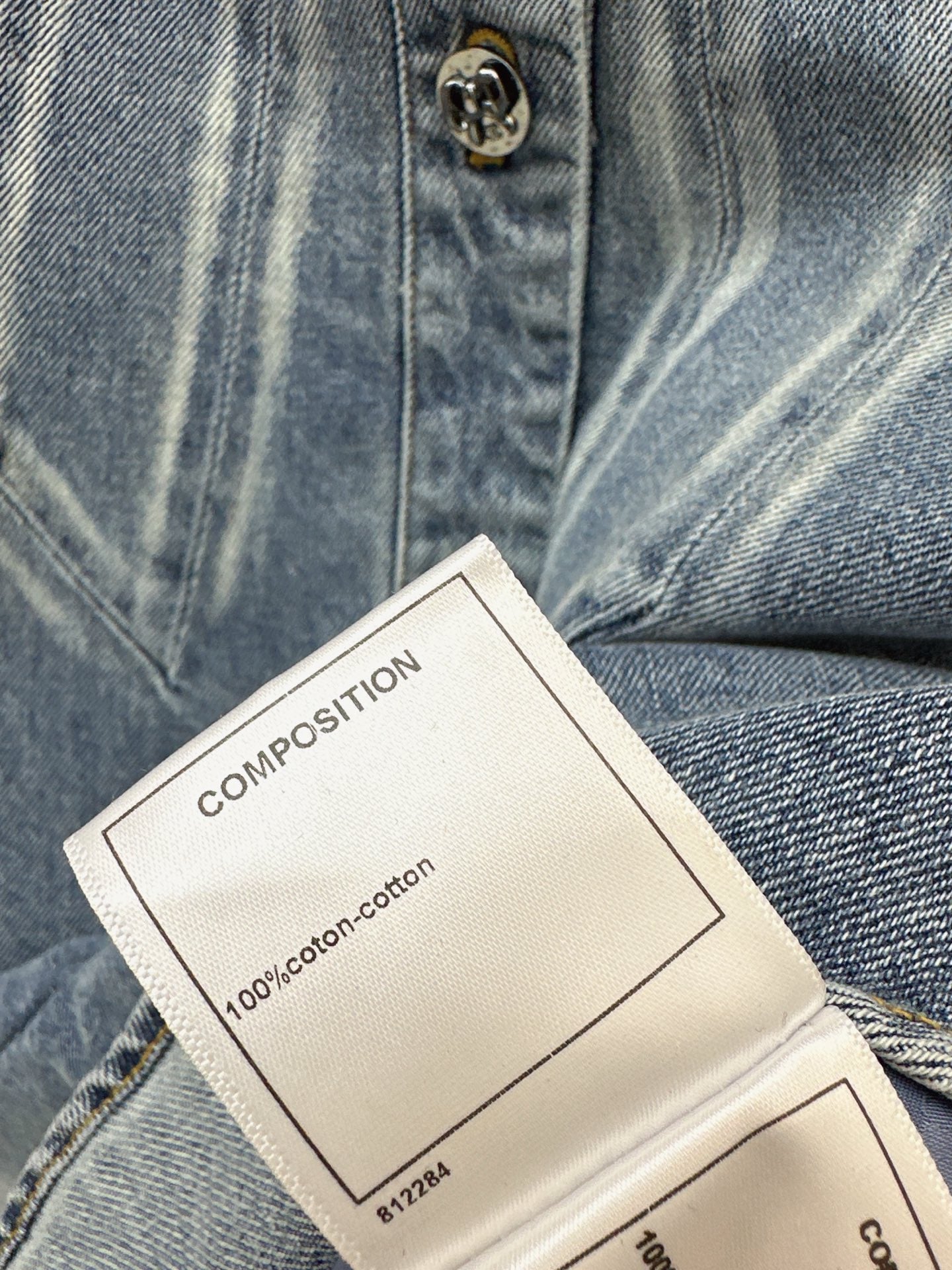 26SS latest super hot bow series denim vest dress