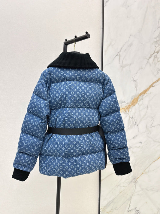 25FW latest ski series denim presbyopia down jacket
