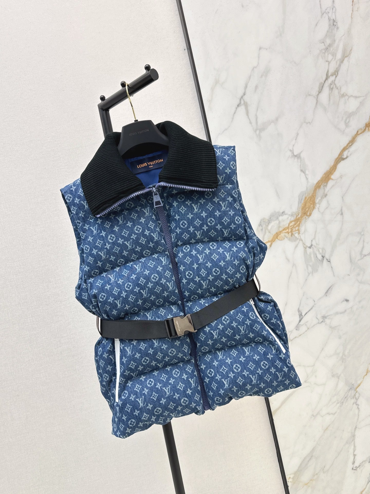 25FW latest ski series denim presbyopia down jacket vest jacket