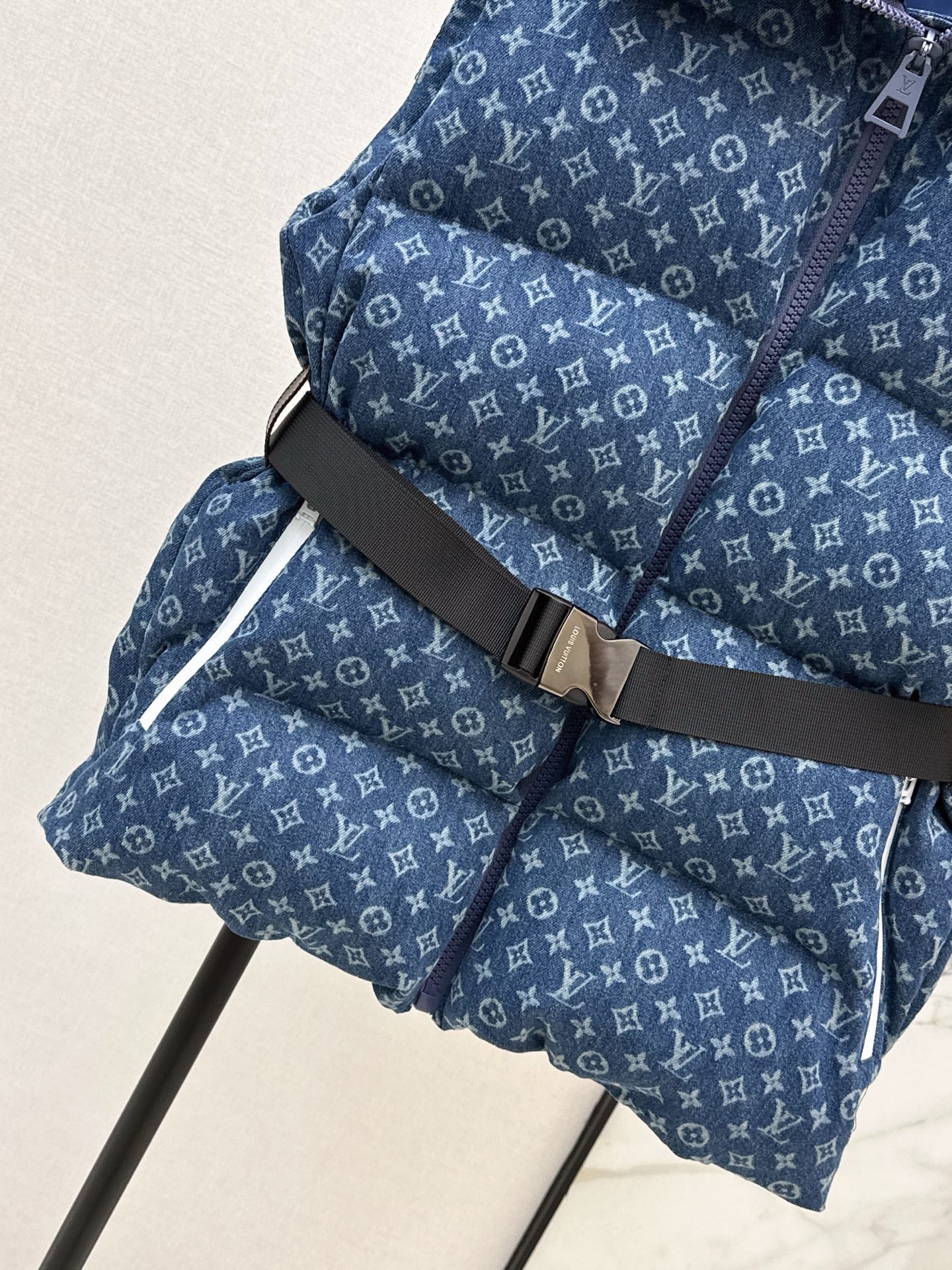 25FW latest ski series denim presbyopia down jacket vest jacket