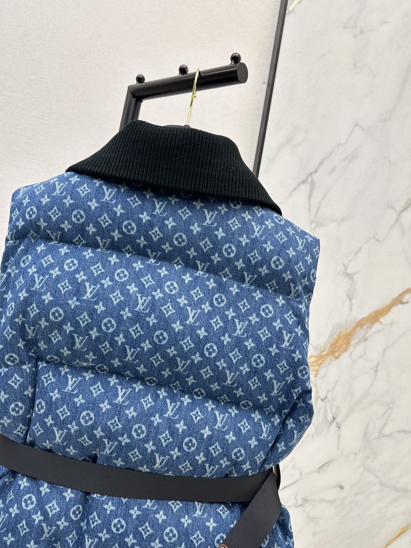 25FW latest ski series denim presbyopia down jacket vest jacket