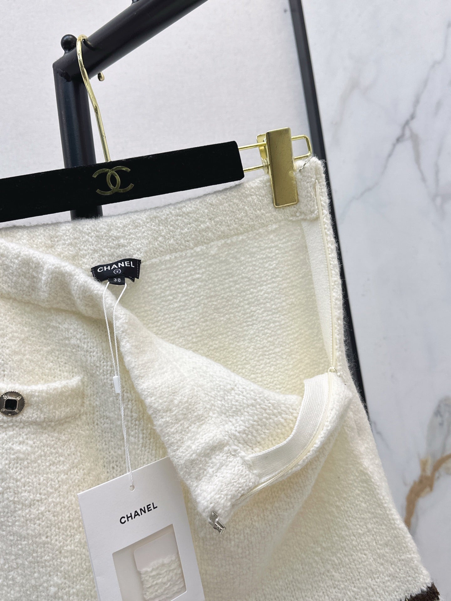 26SS early spring latest ski series bow plush skirt