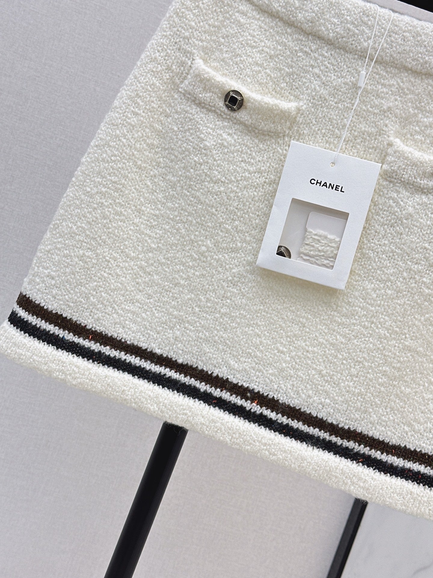 26SS early spring latest ski series bow plush skirt