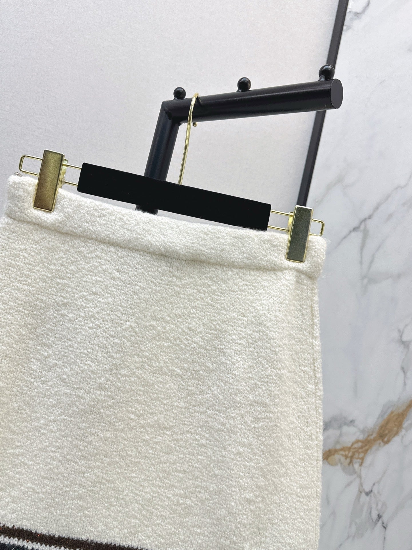 26SS early spring latest ski series bow plush skirt