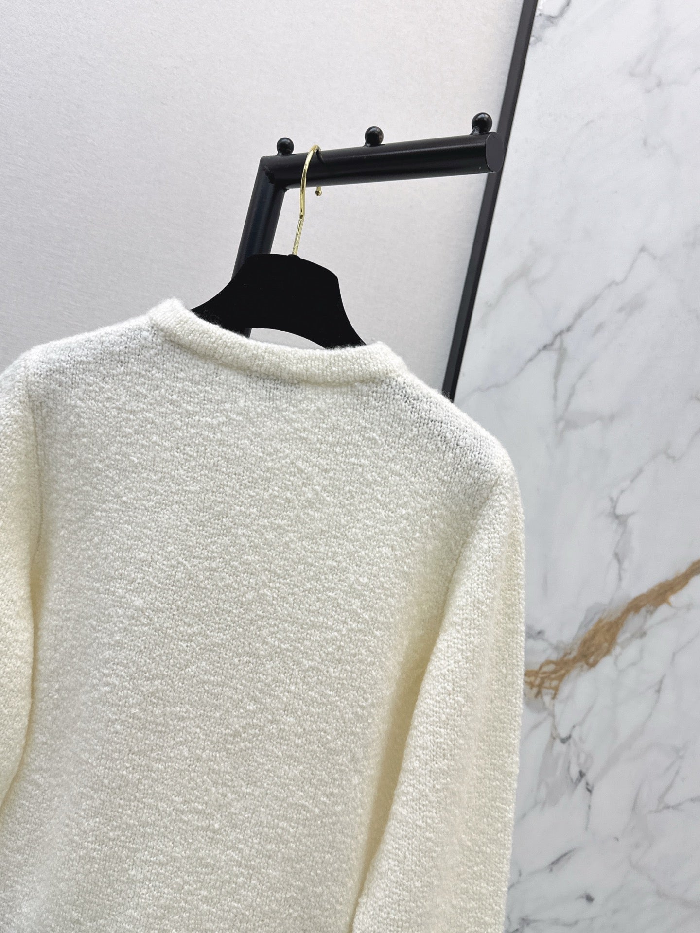 26SS early spring latest coco girls striped knitted cardigan