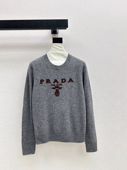25FW latest simple pullover crew neck sweater