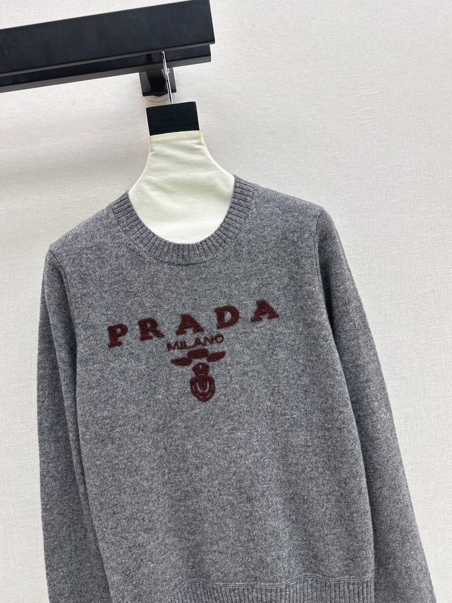25FW latest simple pullover crew neck sweater