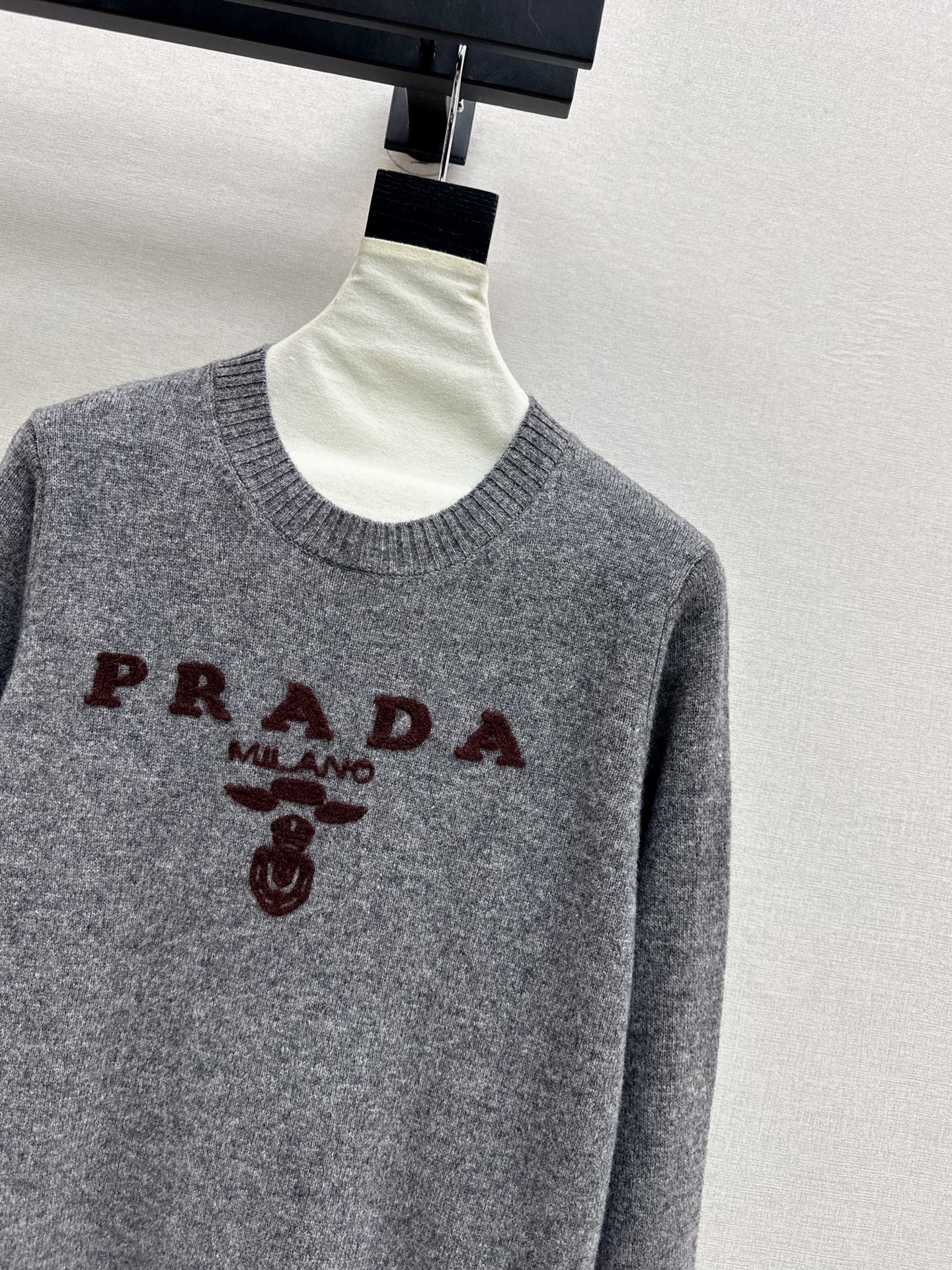 25FW latest simple pullover crew neck sweater