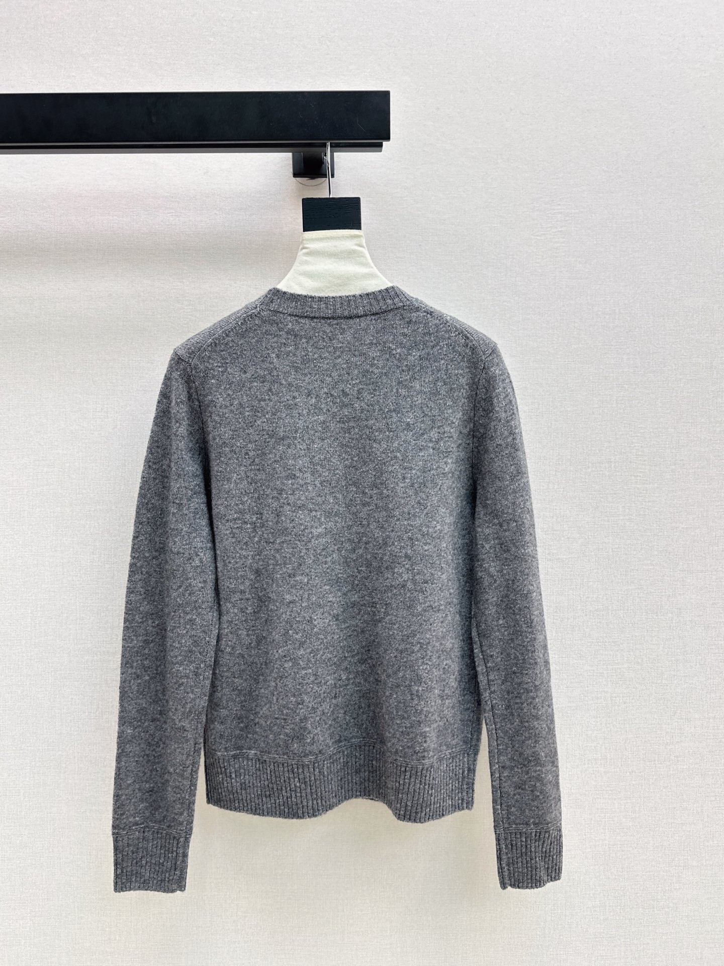 25FW latest simple pullover crew neck sweater