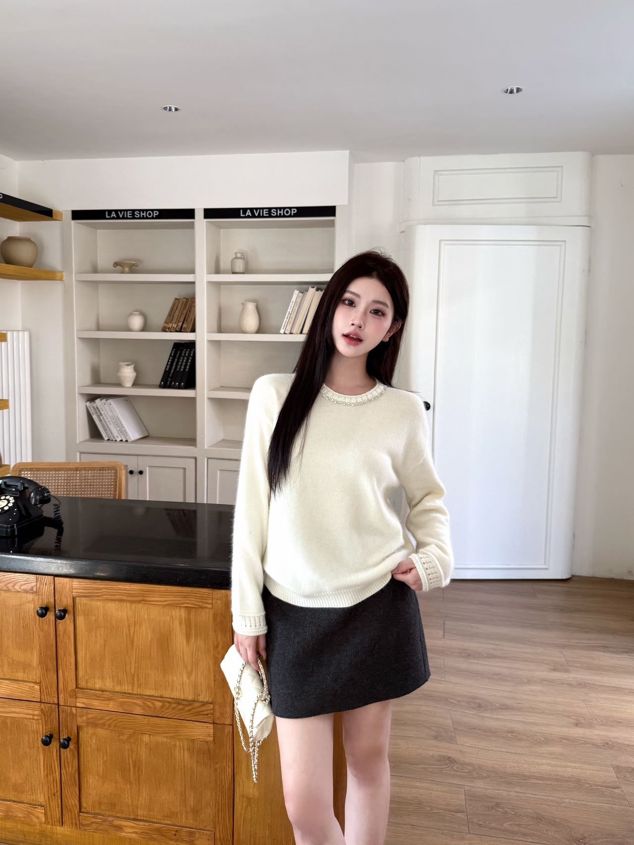 25FW latest all-match crew neck sweater