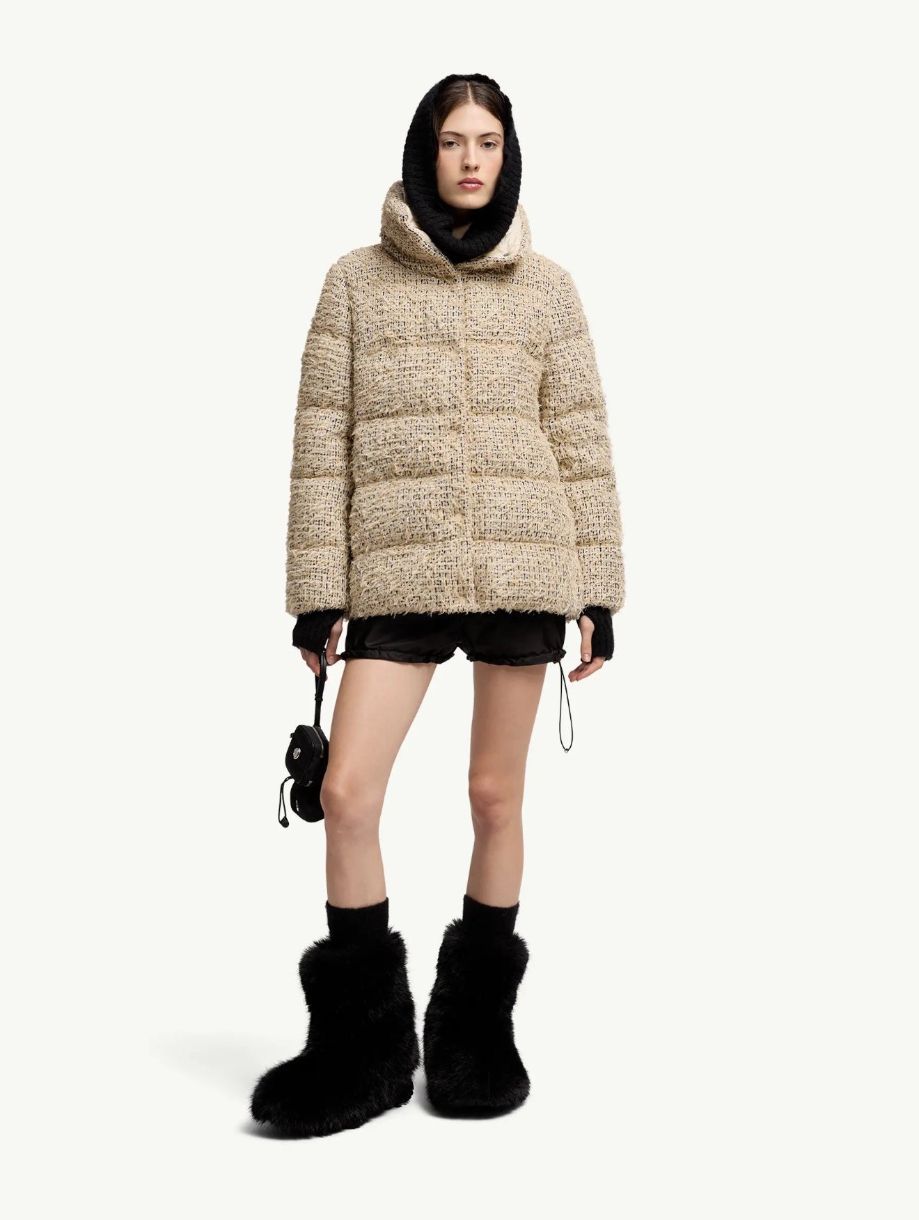 25FW latest style denim stand collar bread down jacket