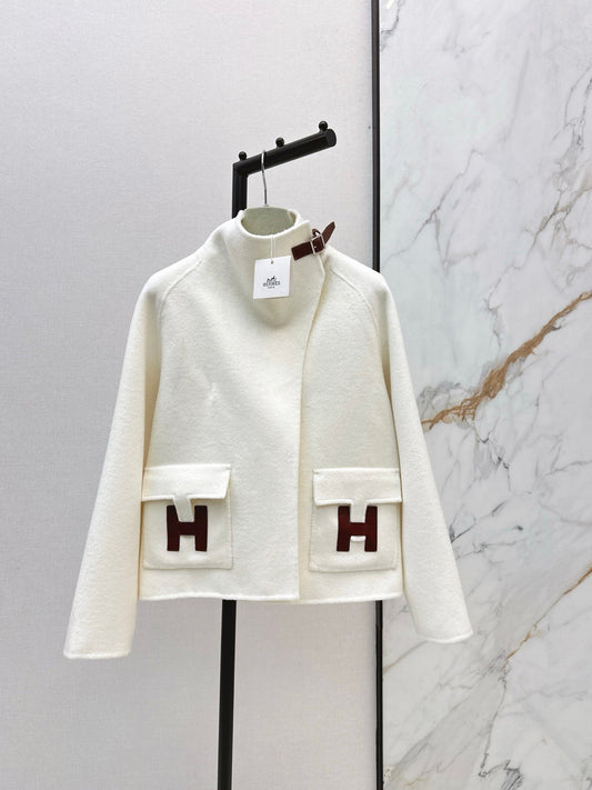 🔥HOT🔥25FW latest style Bai Fumei must-buy double-sided denim stand-up collar jacket