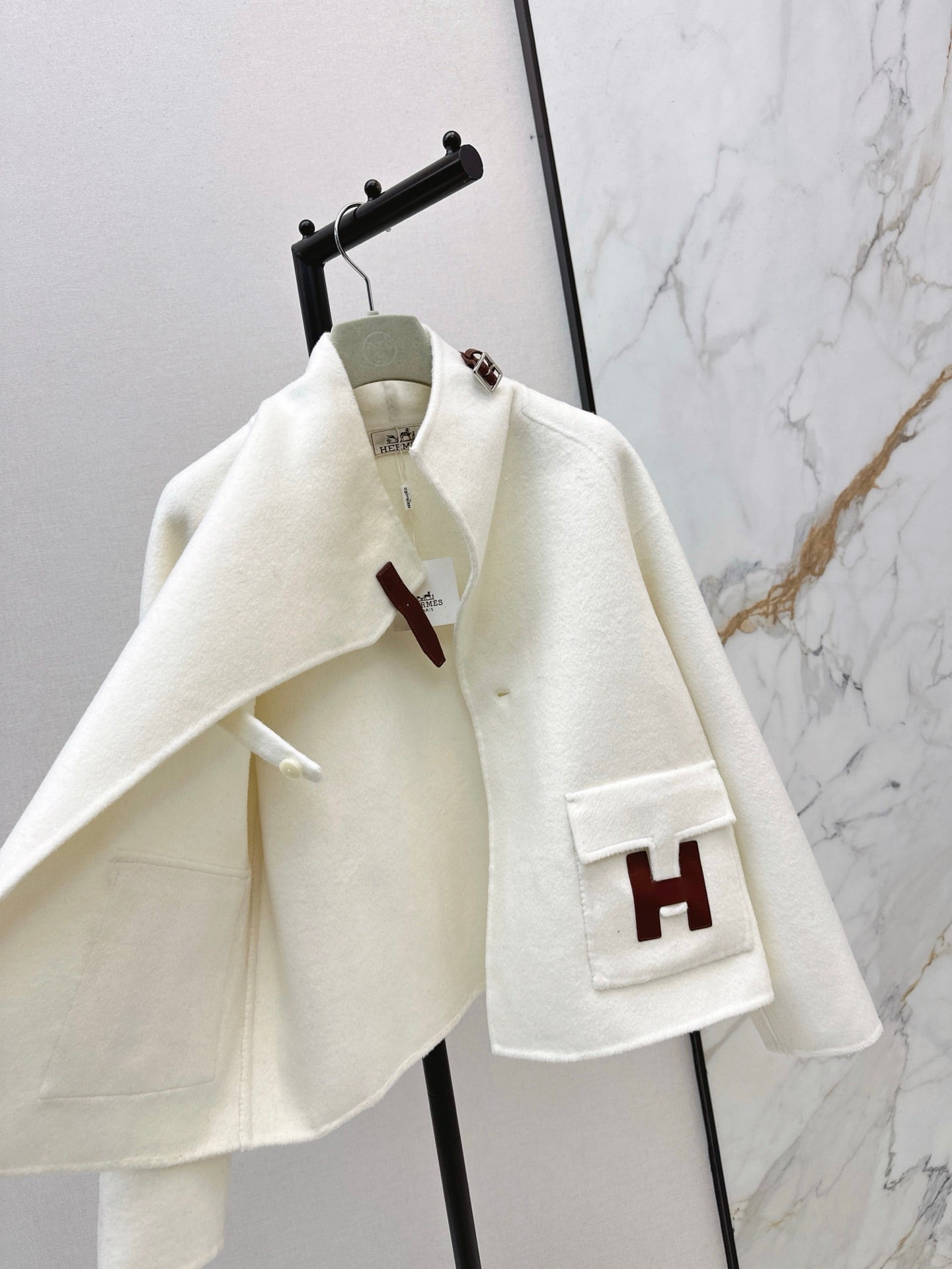 🔥HOT🔥25FW latest style Bai Fumei must-buy double-sided denim stand-up collar jacket