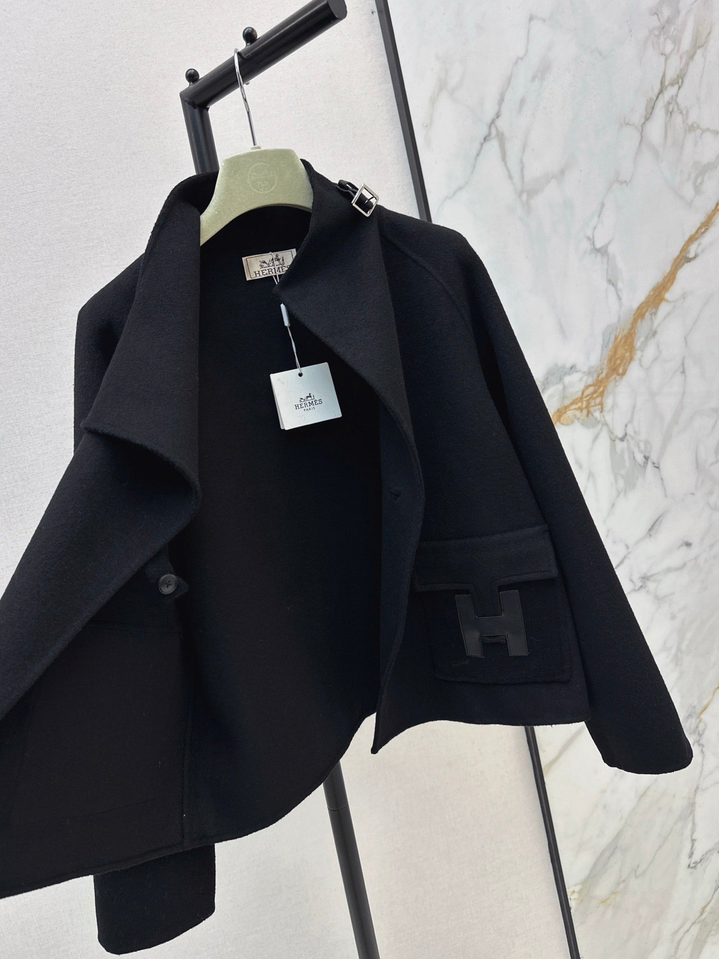 🔥HOT🔥25FW latest style Bai Fumei must-buy double-sided denim stand-up collar jacket