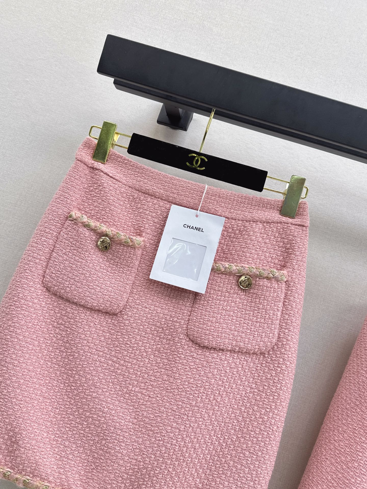 25FW new lady style tweed suit skirt