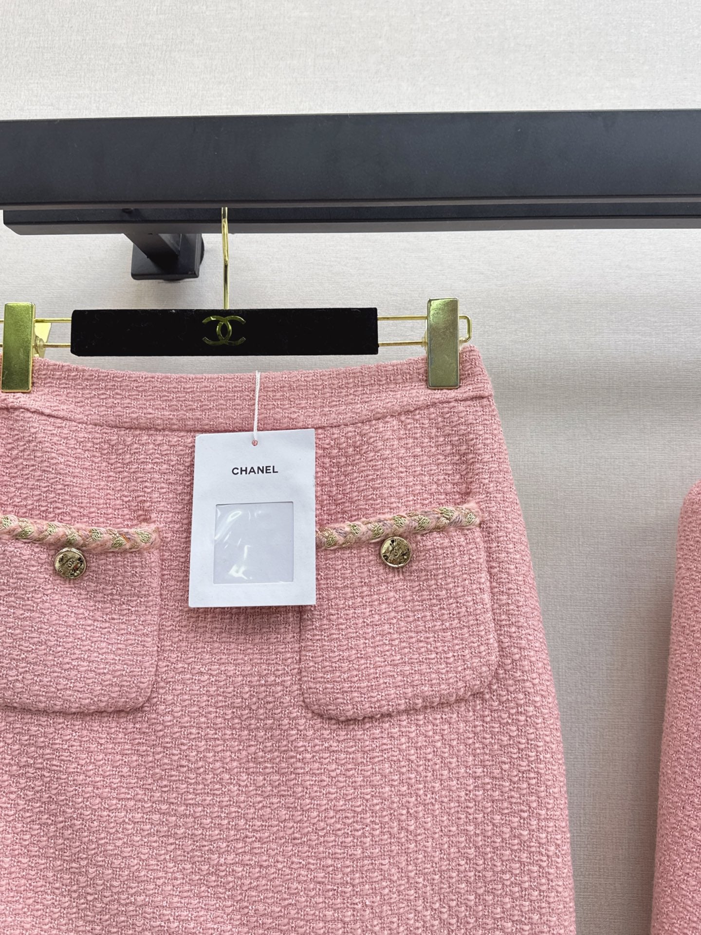 25FW new lady style tweed suit skirt