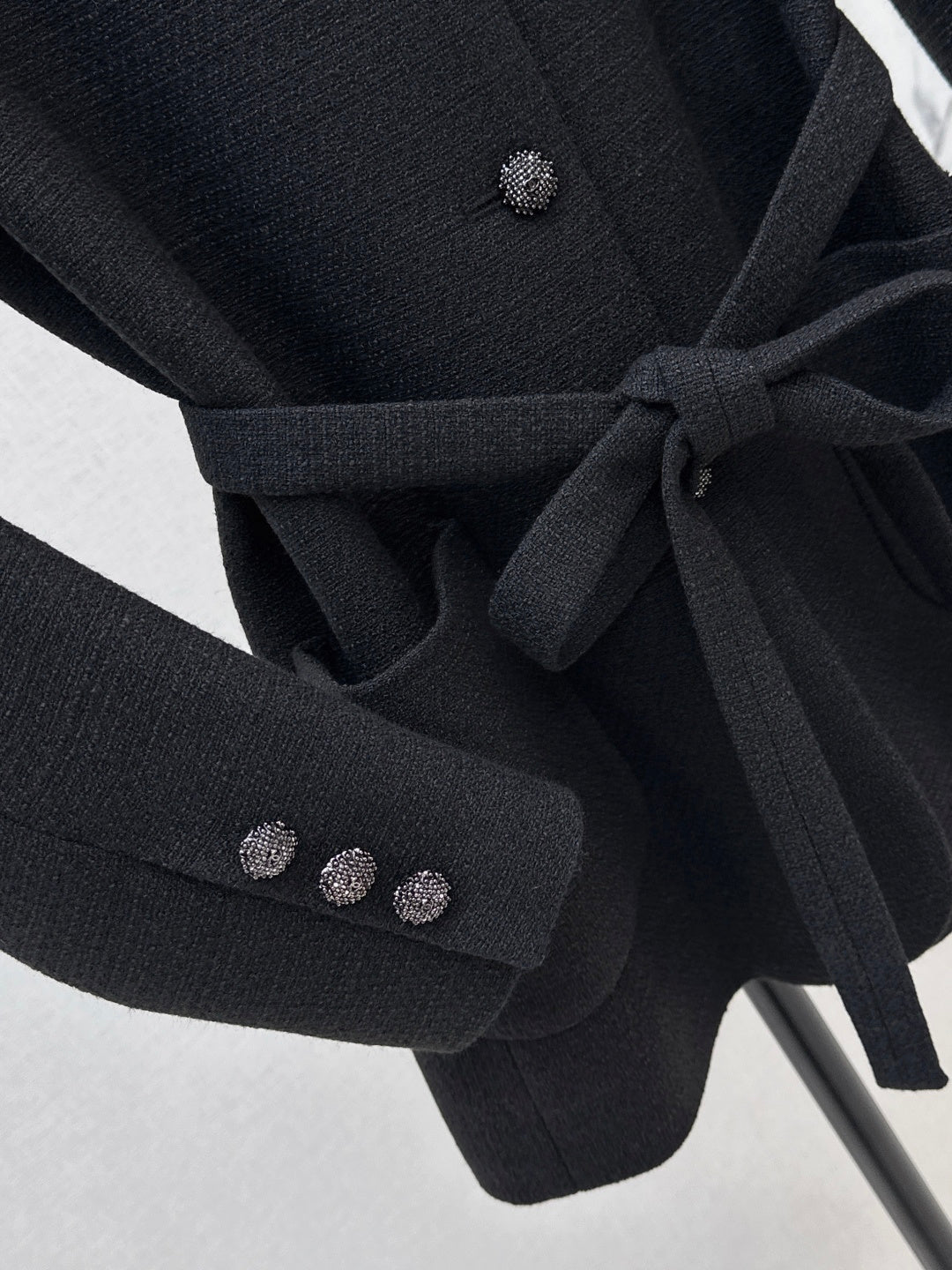 25FW latest small fragrant style woven slub tweed jacket