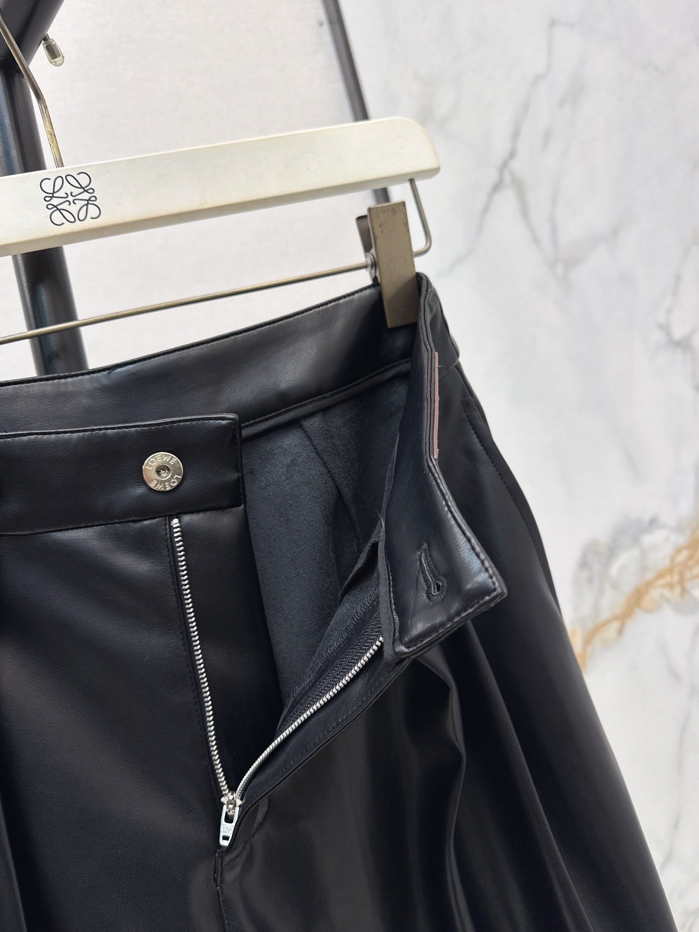 25FW NEW pu leather pants