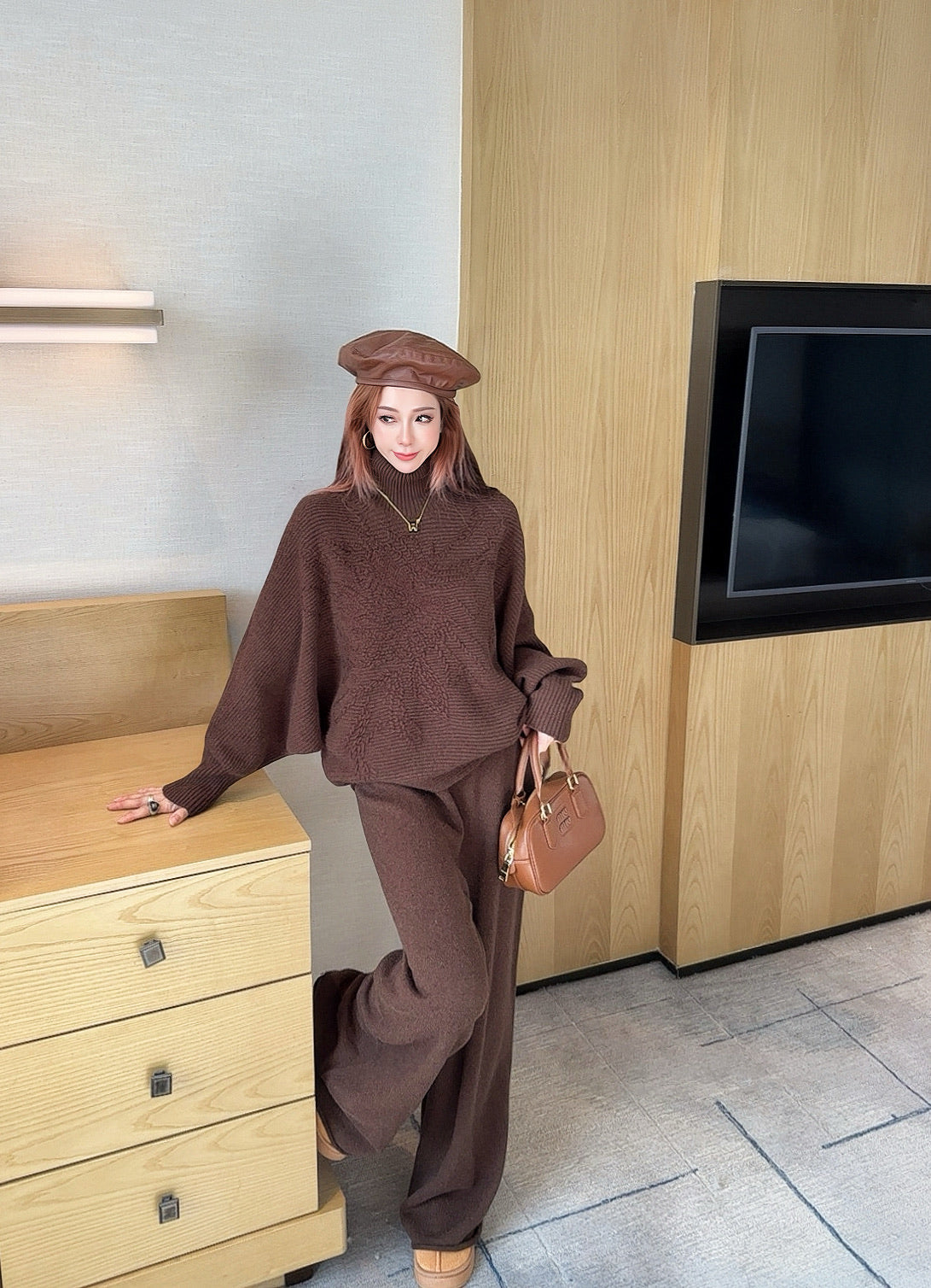 25FW new lazy style wool suit