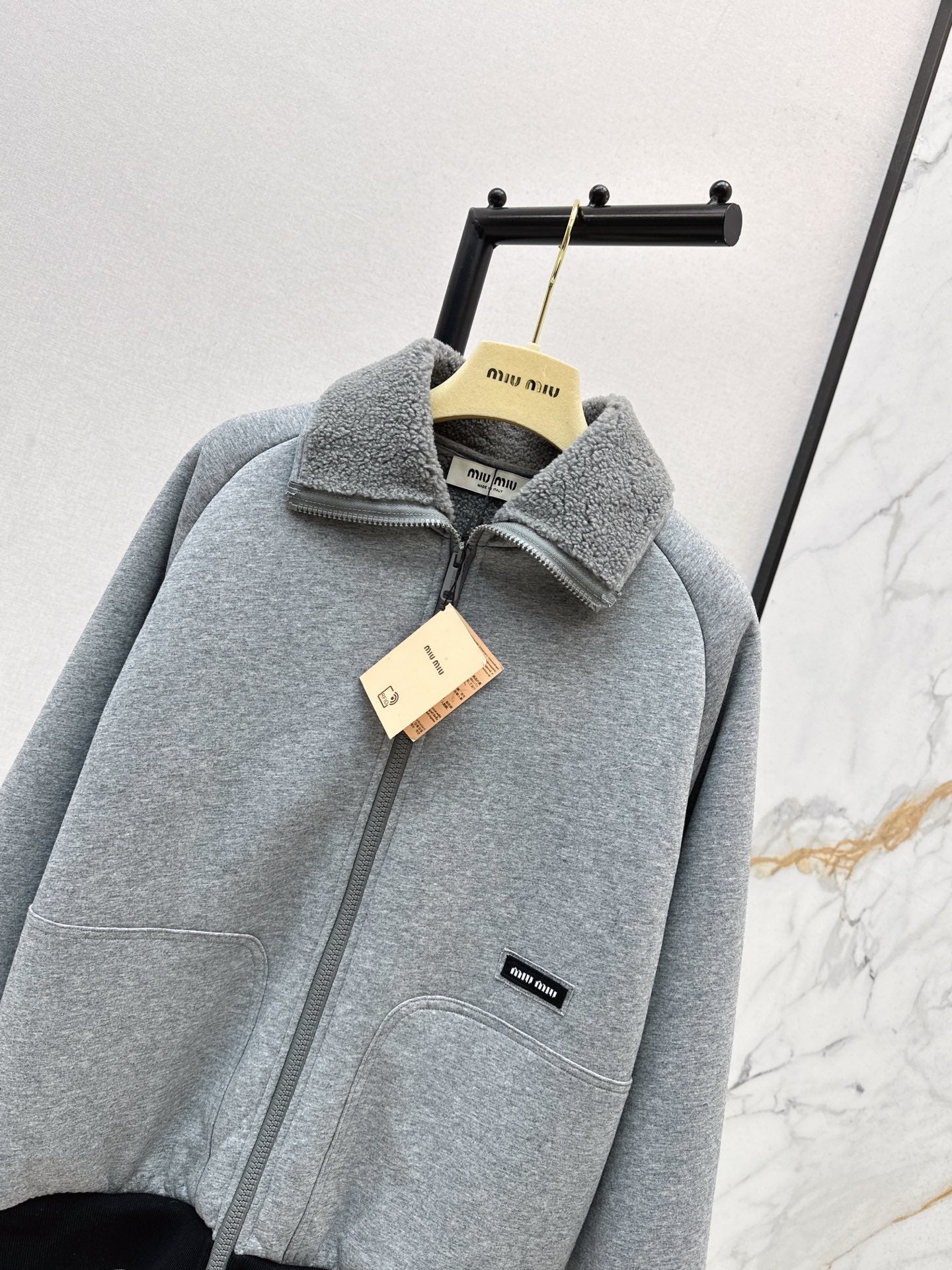 25FW new environmentally friendly lamb wool casual jacket